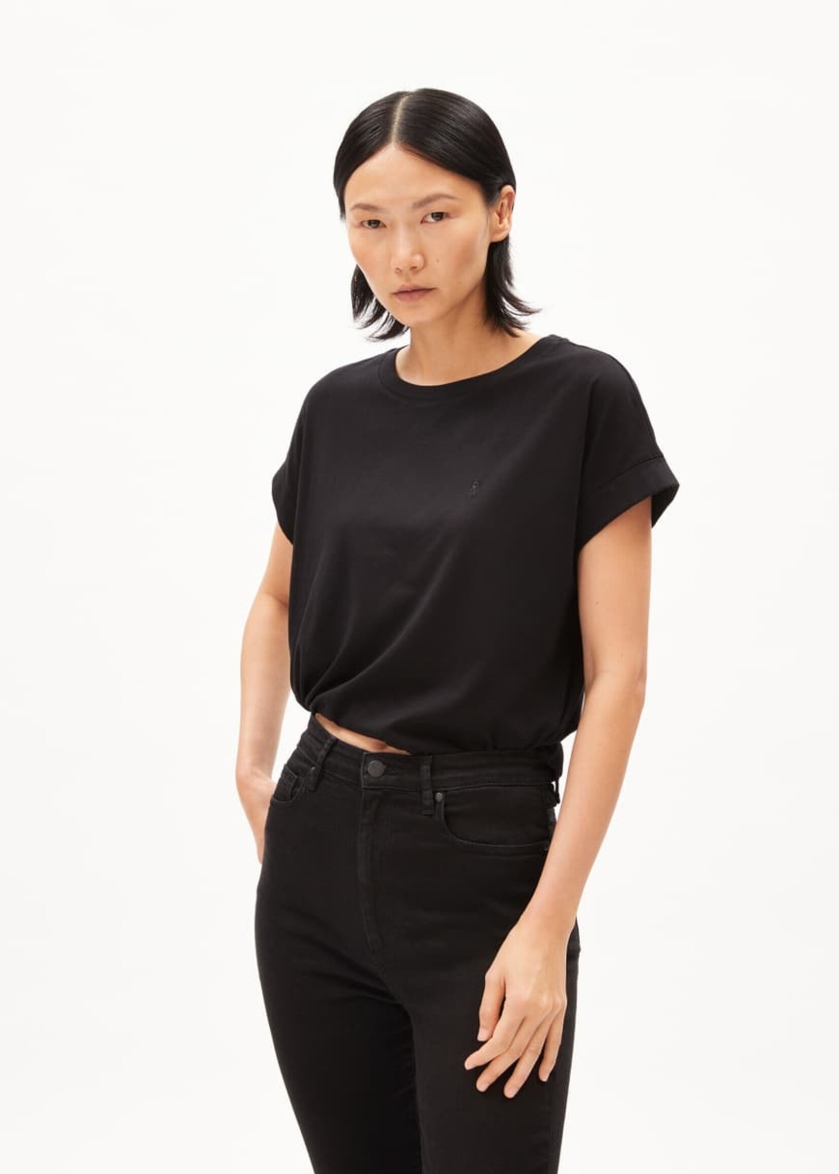 Armedangels Armedangels T-shirt Idaara - Noir