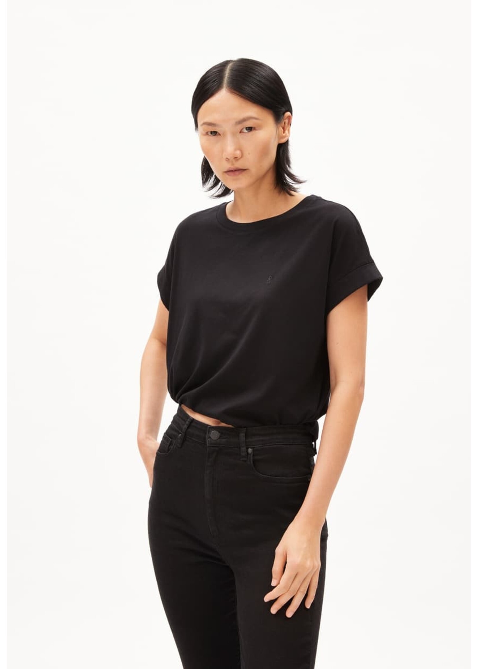 Armedangels Armedangels T-shirt Idaara - Noir