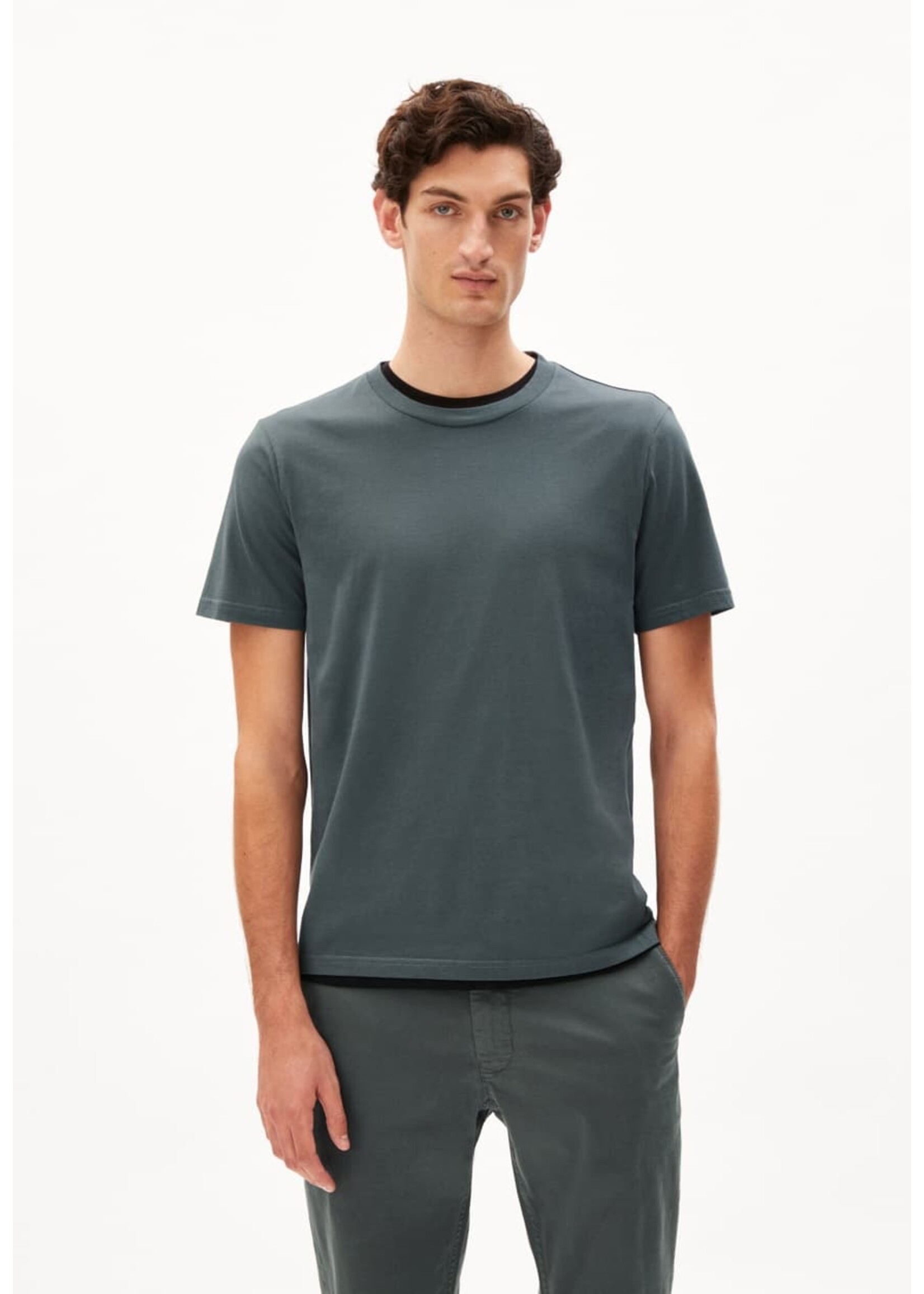 Armedangels Armedangels T-Shirt James - Acier Spatial
