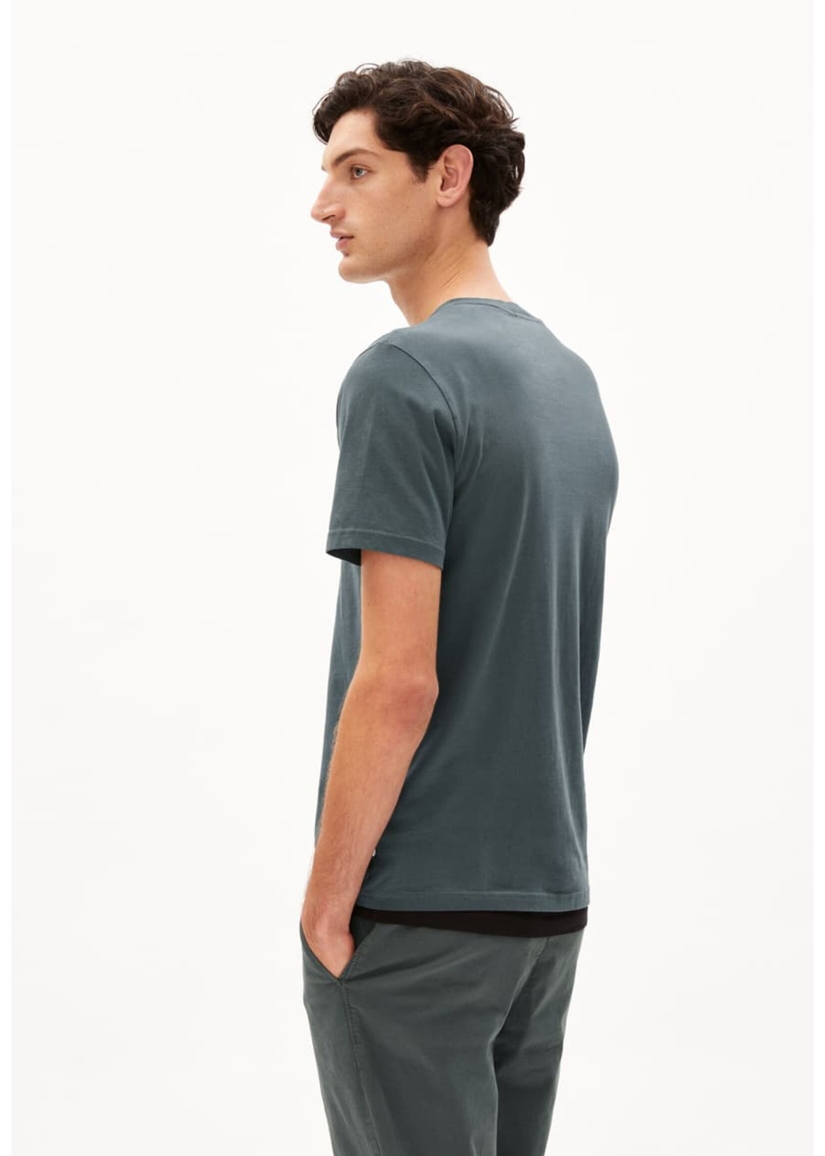 Armedangels Armedangels T-Shirt James - Acier Spatial