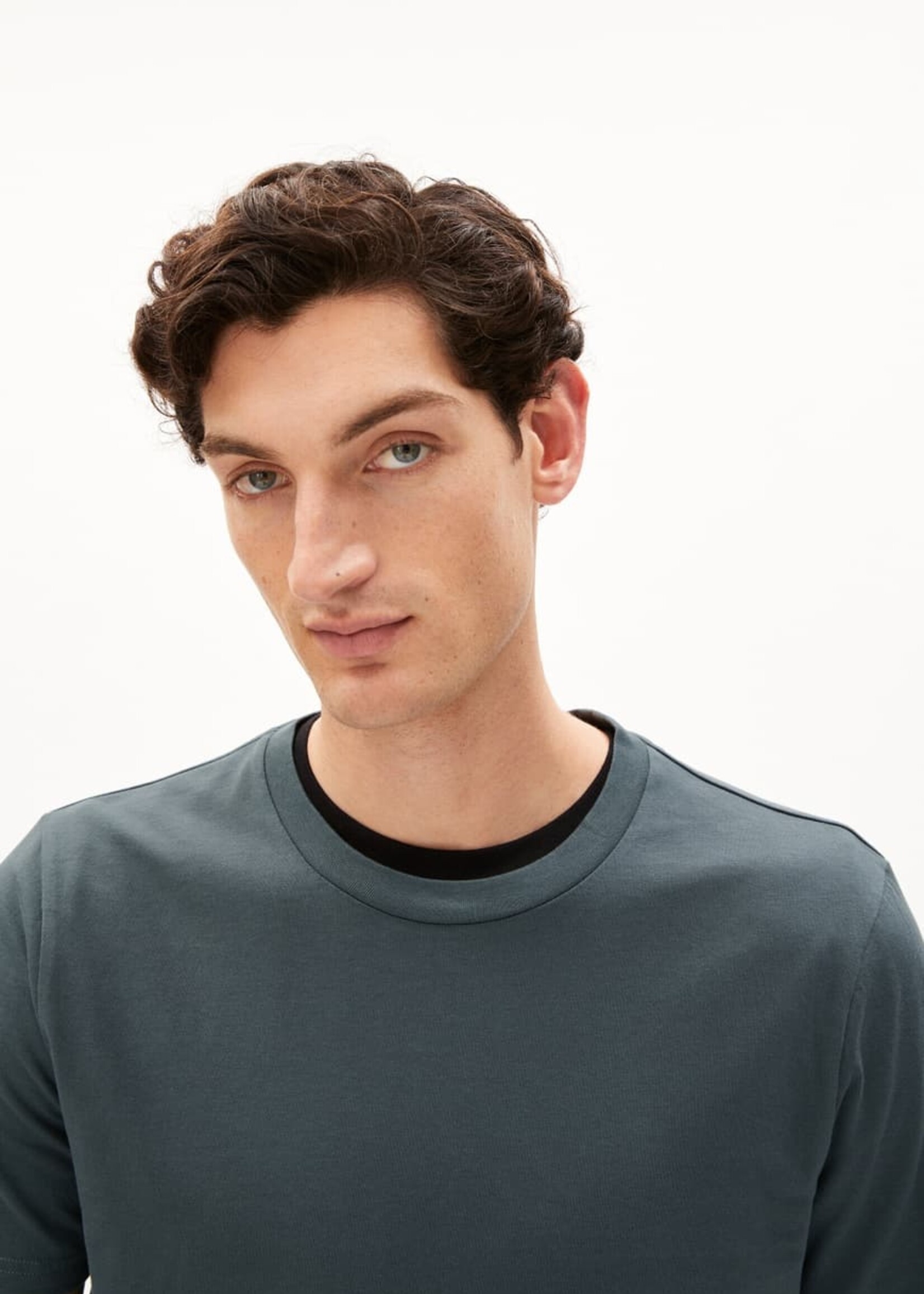 Armedangels Armedangels Jaames T-Shirt - Space Steel