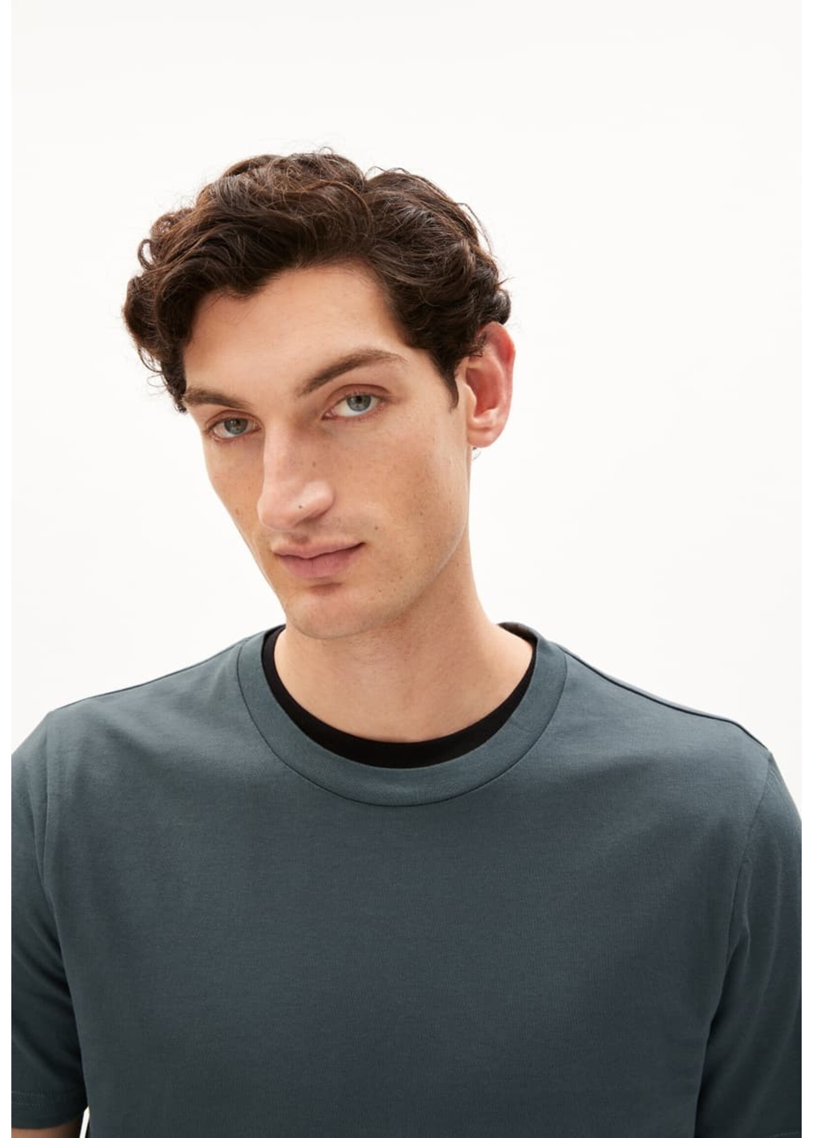 Armedangels Armedangels Jaames T-Shirt - Space Steel