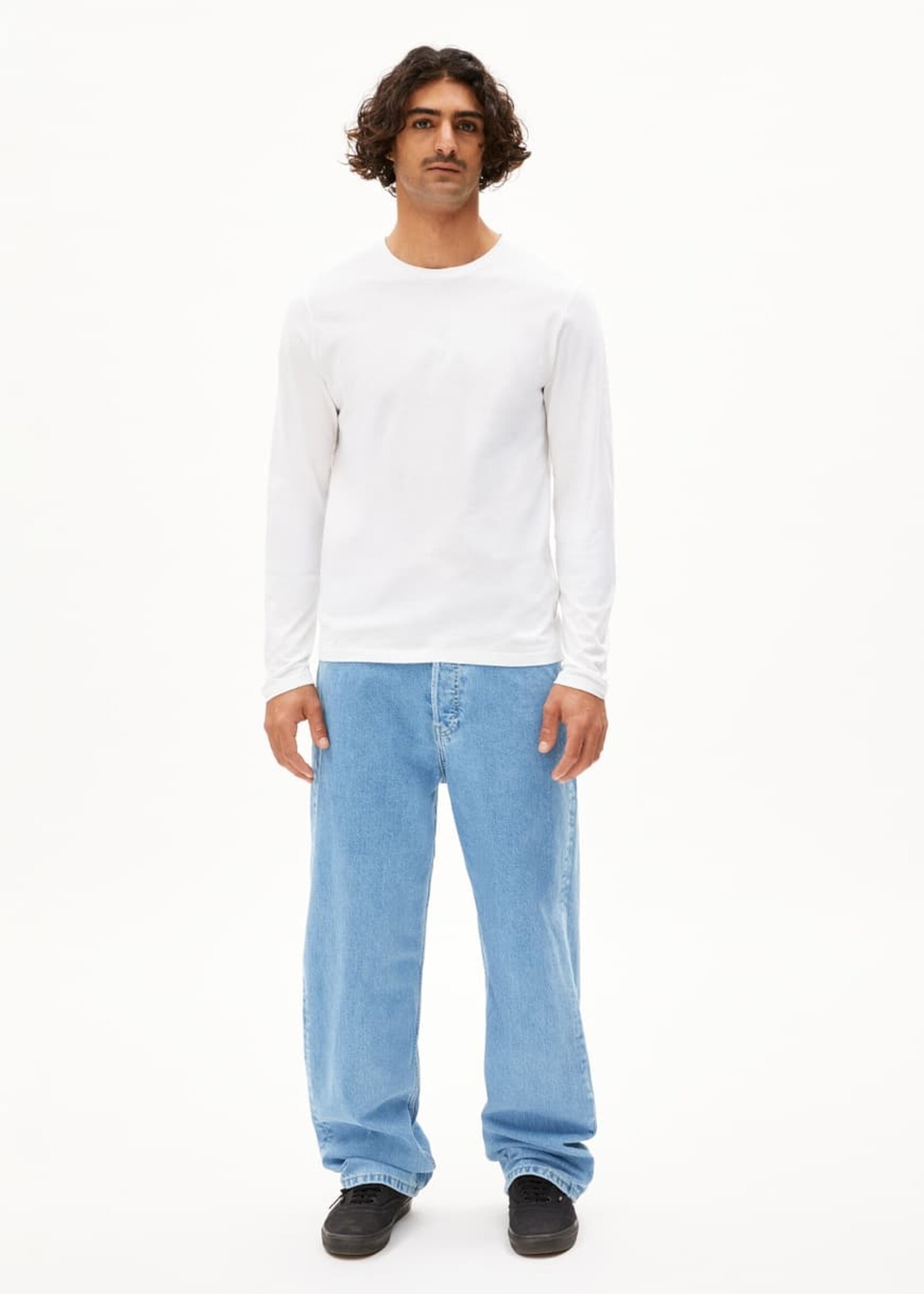 Armedangels Armedangels Jaames Longsleeve Shirt - White
