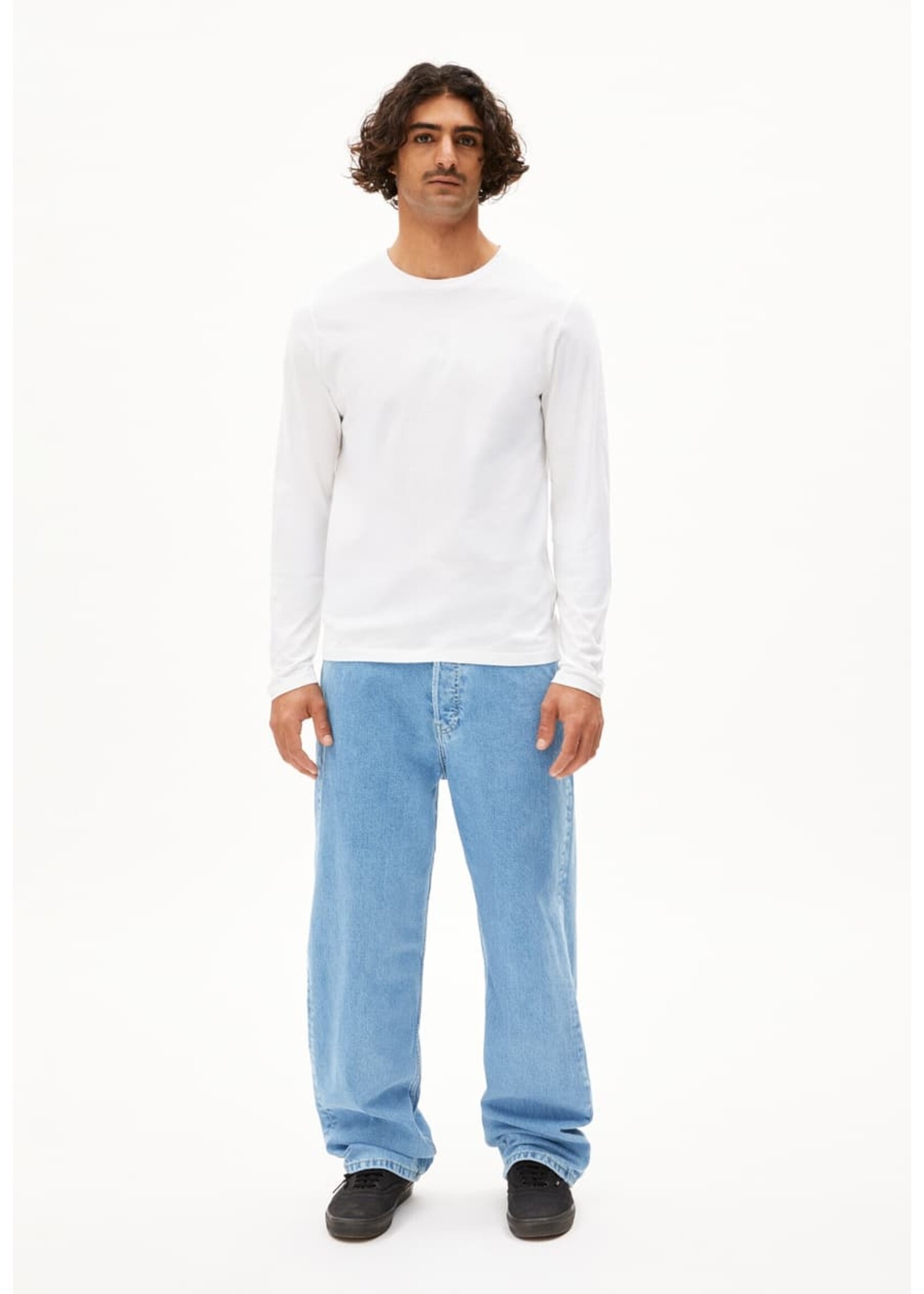 Armedangels Armedangels Jaames Longsleeve Shirt - White