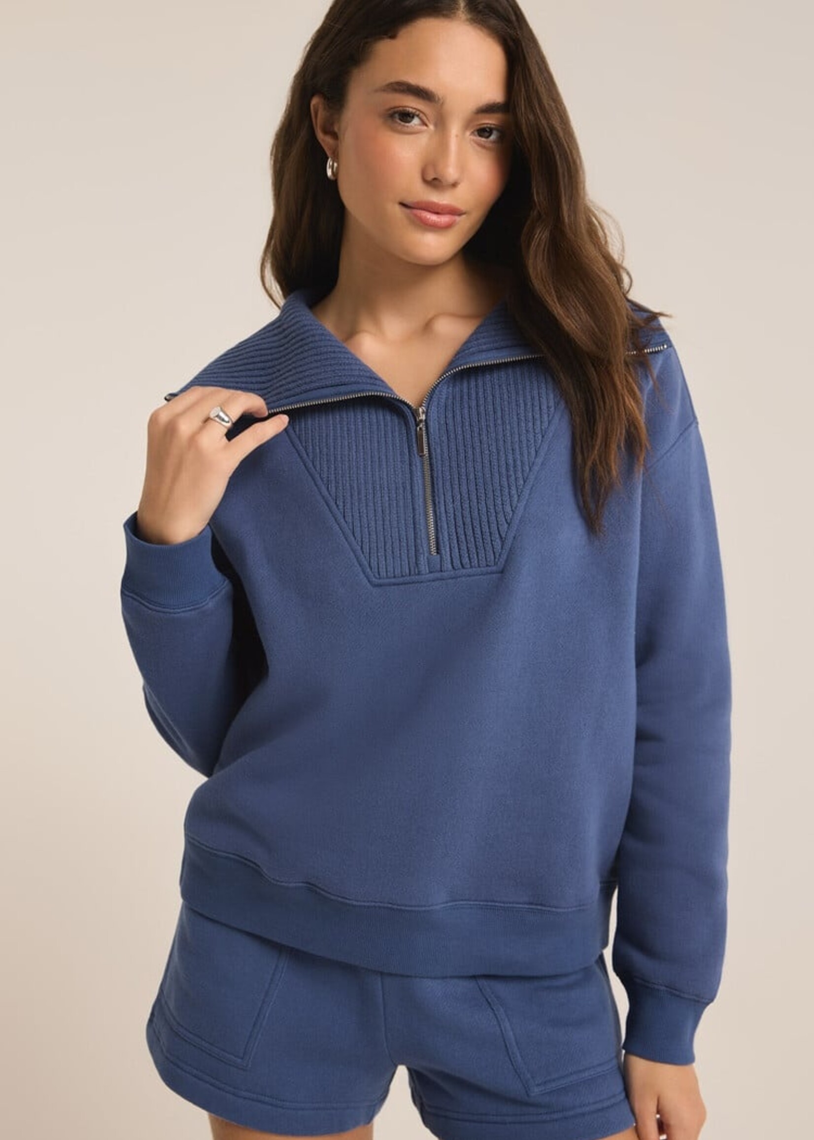 Z-Supply Z-Supply Sonata Fleece Sweatshirt - True Navy