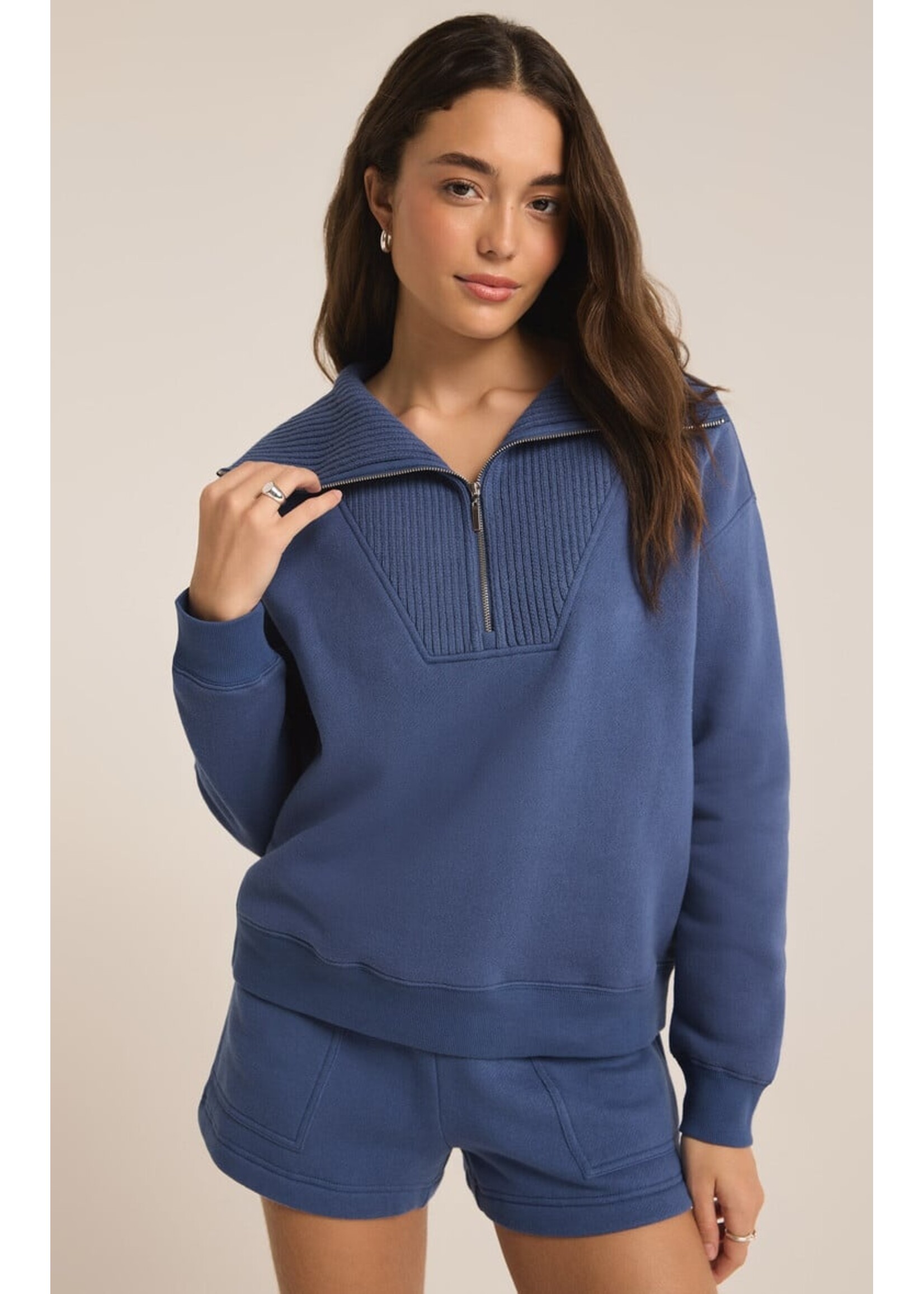 Z-Supply Z-Supply Sonata Fleece Sweatshirt - True Navy