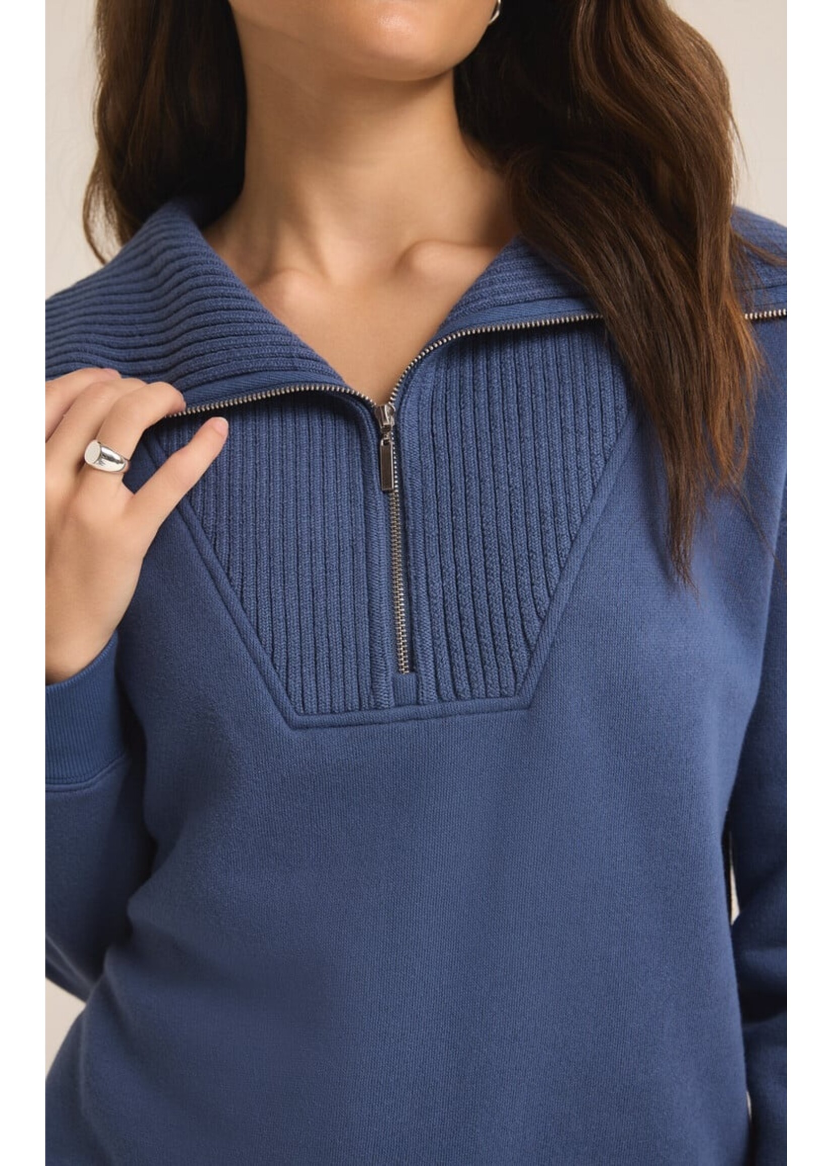 Z-Supply Z-Supply Sweat-Shirt En Polaire Sonata - True Navy