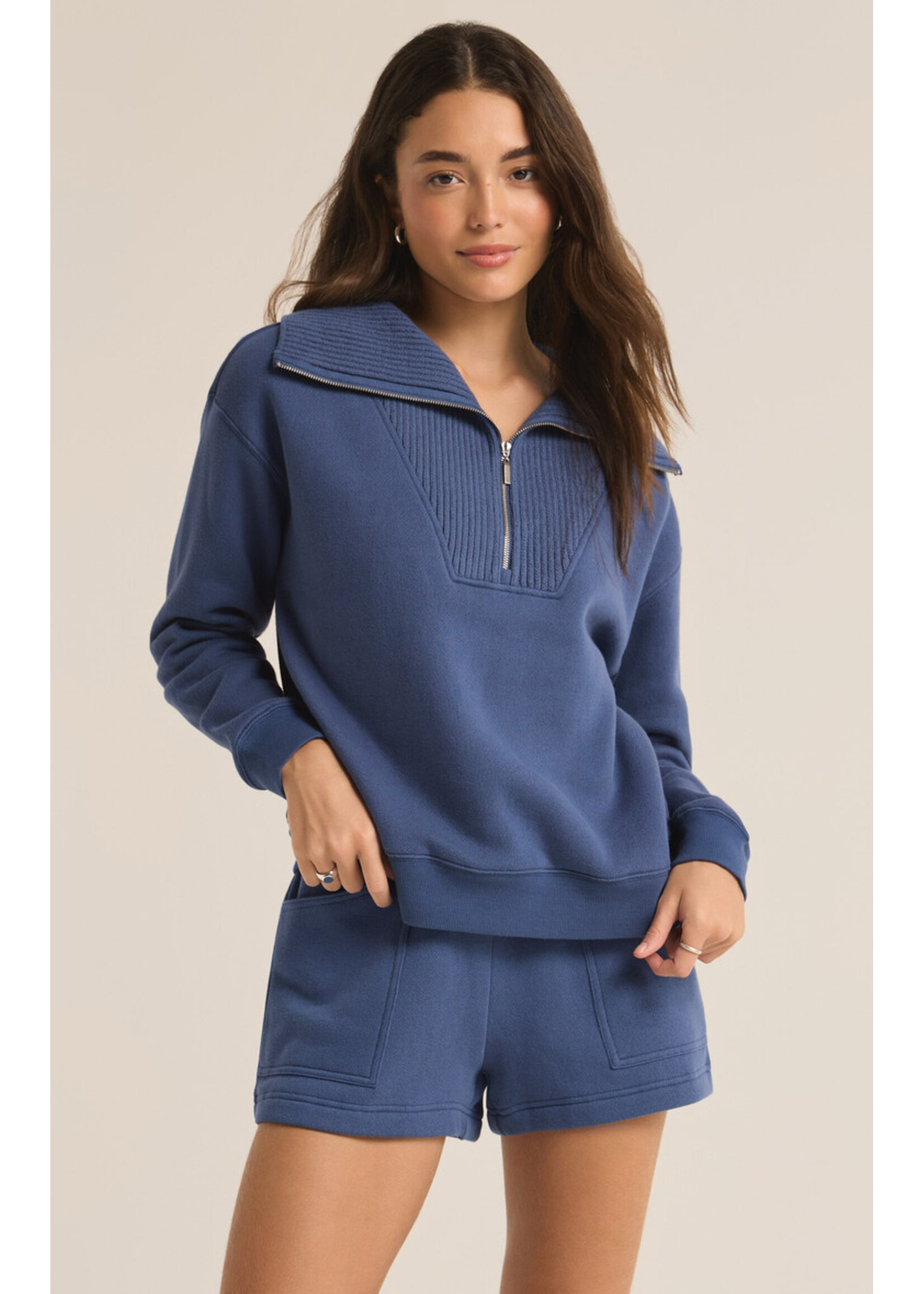 Z-Supply Z-Supply Sonata Fleece Sweatshirt - True Navy