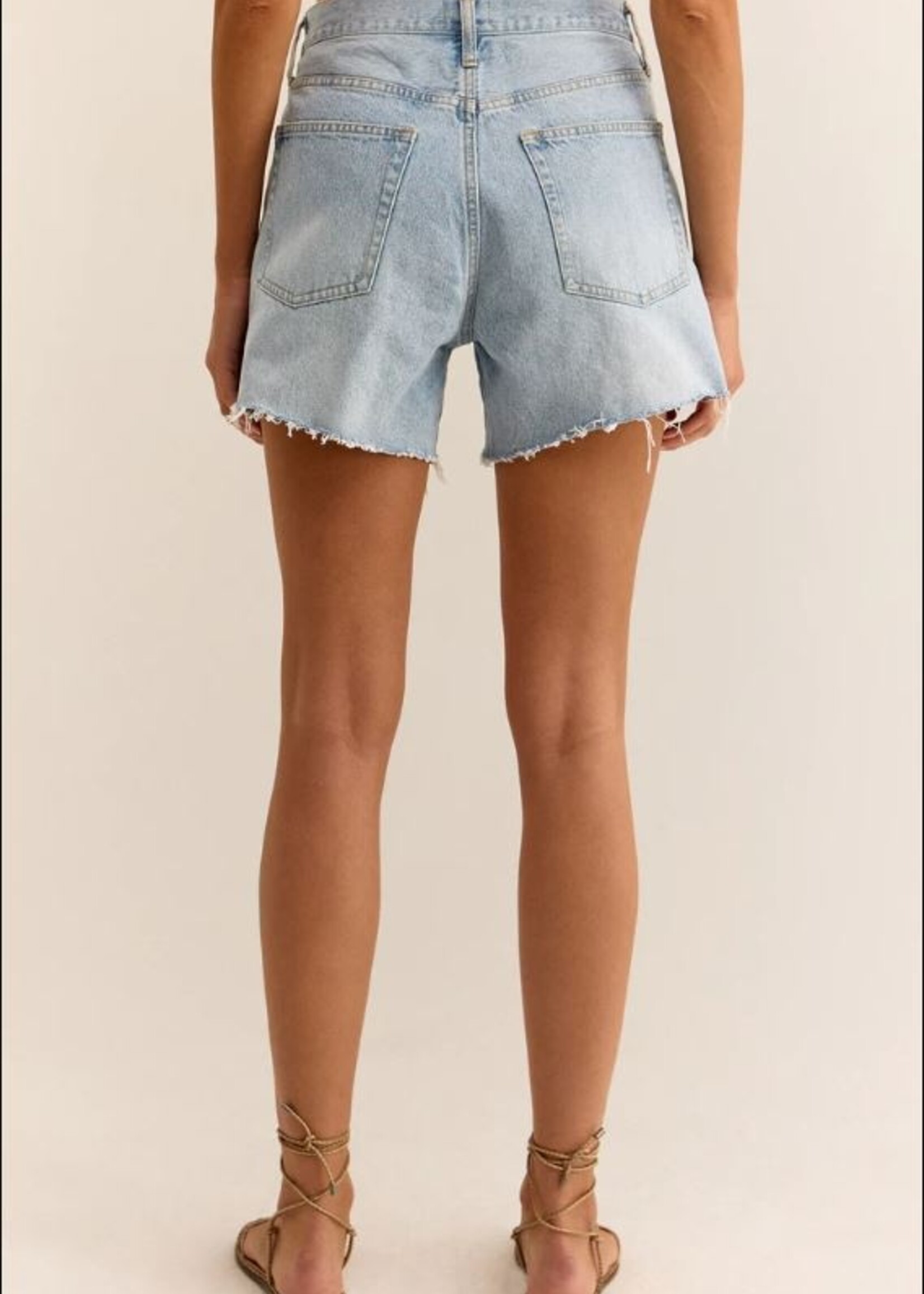 Z-Supply Z-Supply Everyday Hi-Rise Denim Shorts - Sun Bleached Indigo