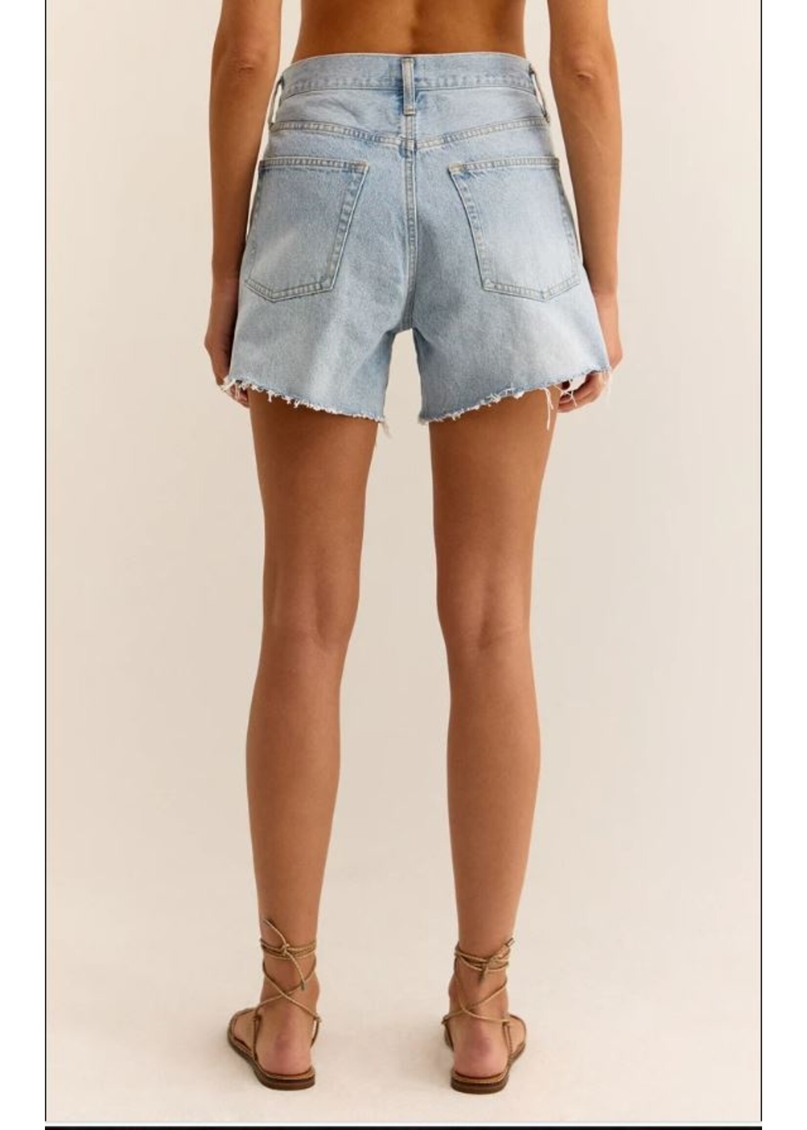 Z-Supply Z-Supply Everyday Hi-Rise Denim Shorts - Sun Bleached Indigo