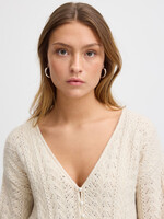 ICHI ICHI IHLiyanna Cardigan - Almond Milk