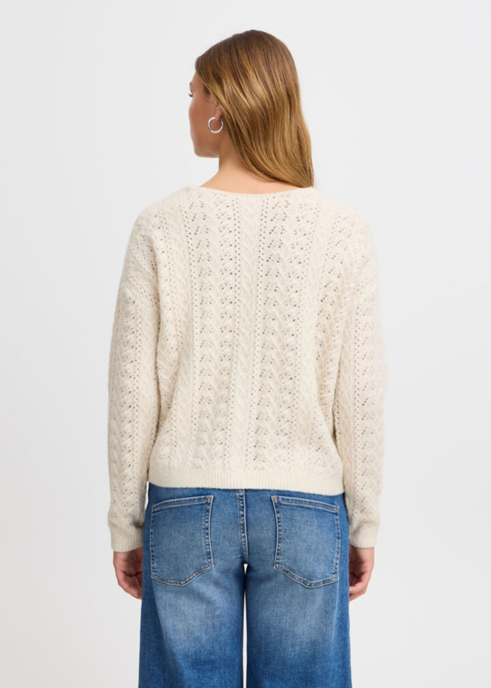 ICHI ICHI IHLiyanna Cardigan - Almond Milk