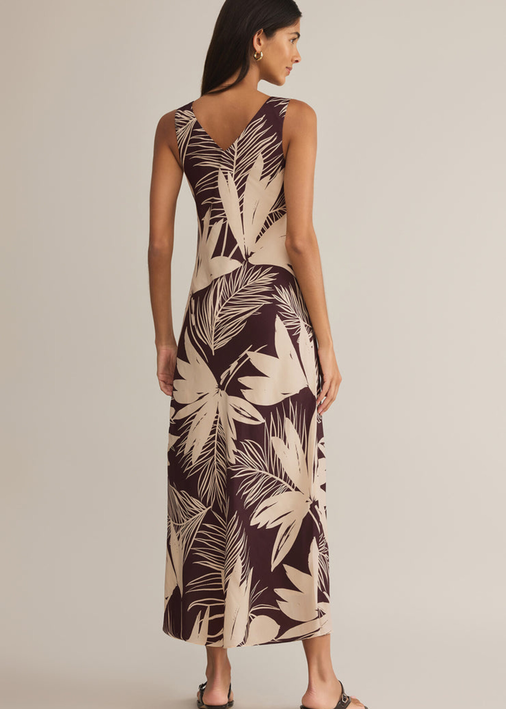 Z-Supply Z-Supply Hana Palmera Maxi Dress - Lava Rock