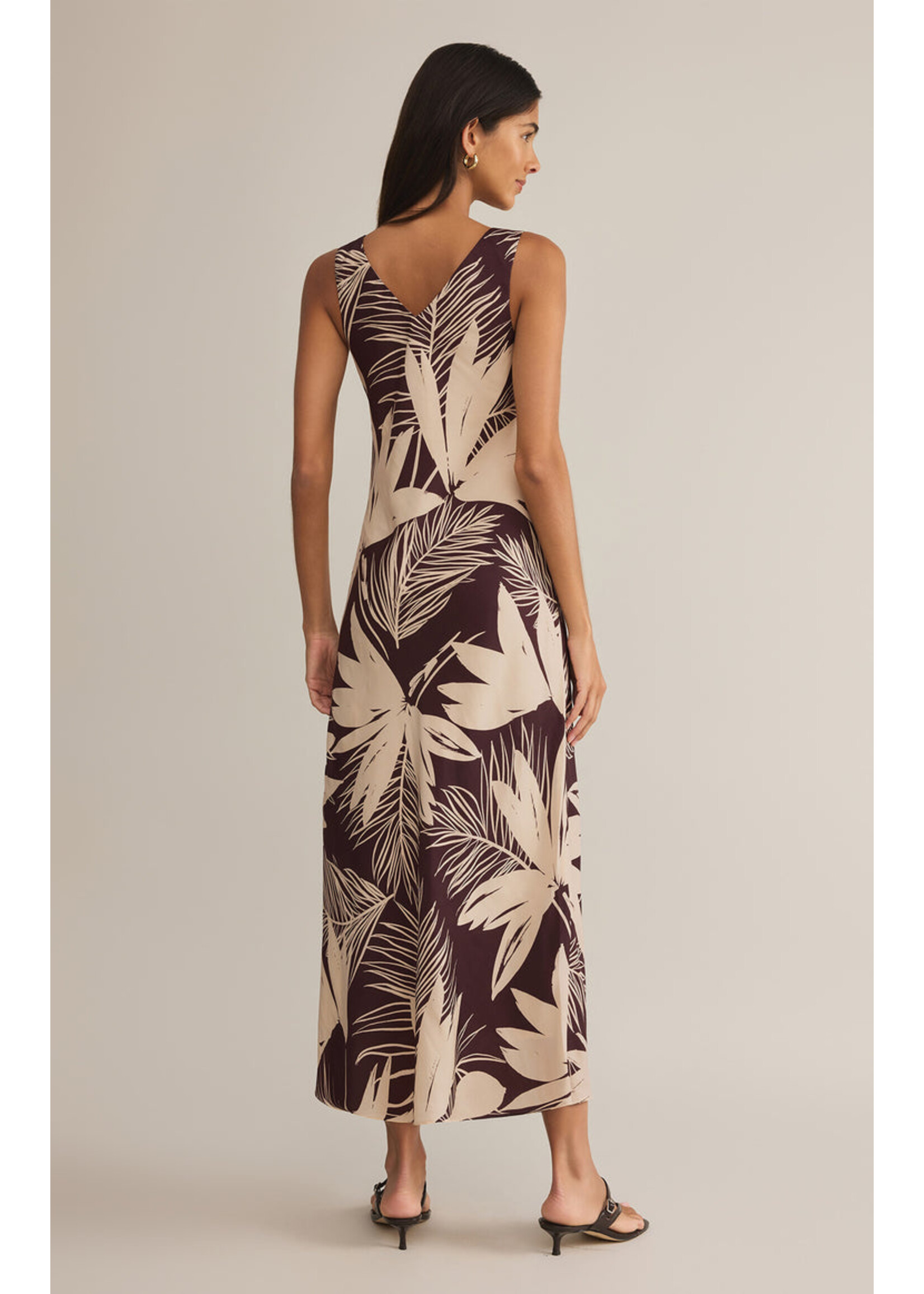 Z-Supply Z-Supply Hana Palmera Maxi Dress - Lava Rock