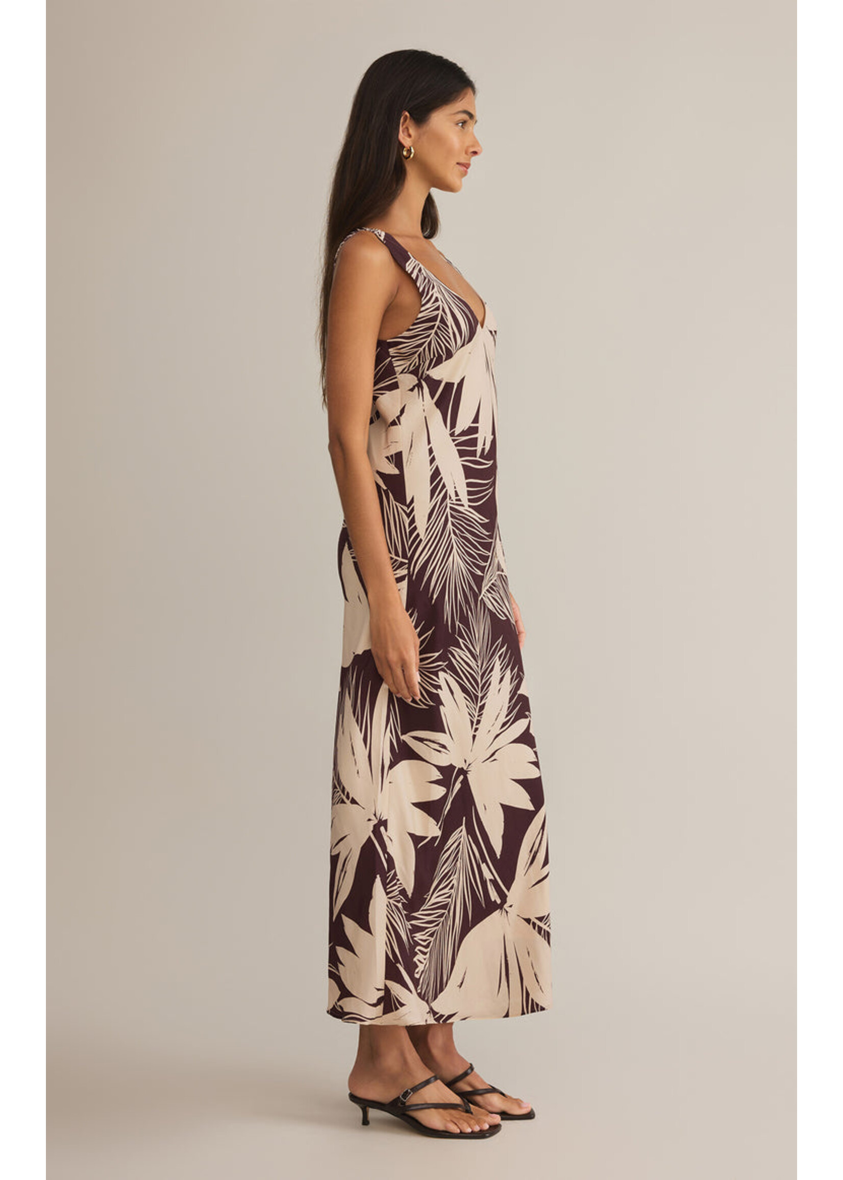 Z-Supply Z-Supply Robe Longue Hana Palmera - Lava Rock