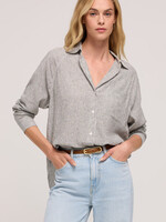 Z-Supply Z-Supply The Perfect Linen Top - Sea Salt