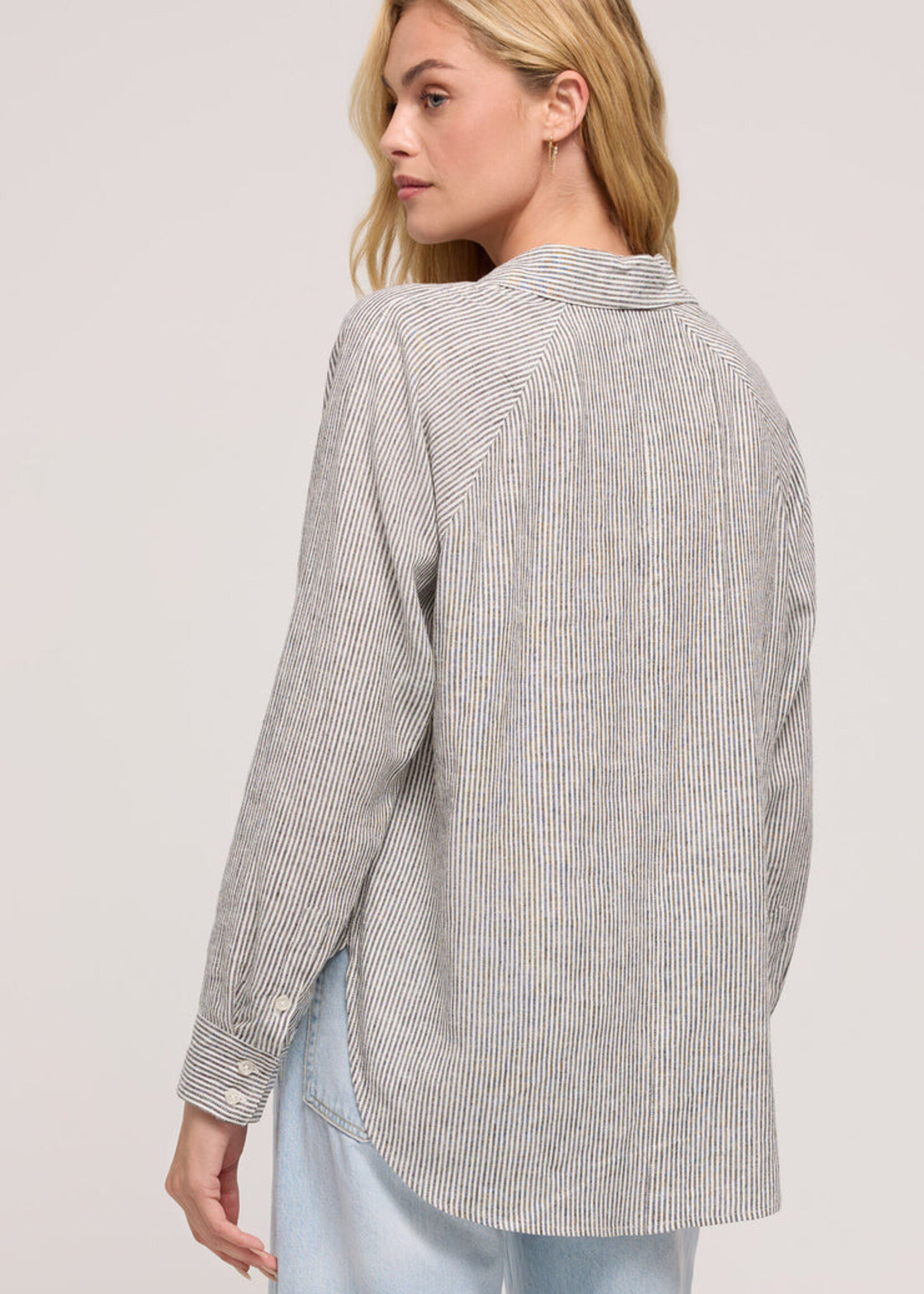 Z-Supply Z-Supply The Perfect Linen Top - Sea Salt