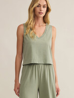 Z-Supply Z-Supply Sloane V-Neck Top - Avocado