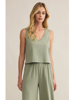 Z-Supply Z-Supply Sloane V-Neck Top - Avocado
