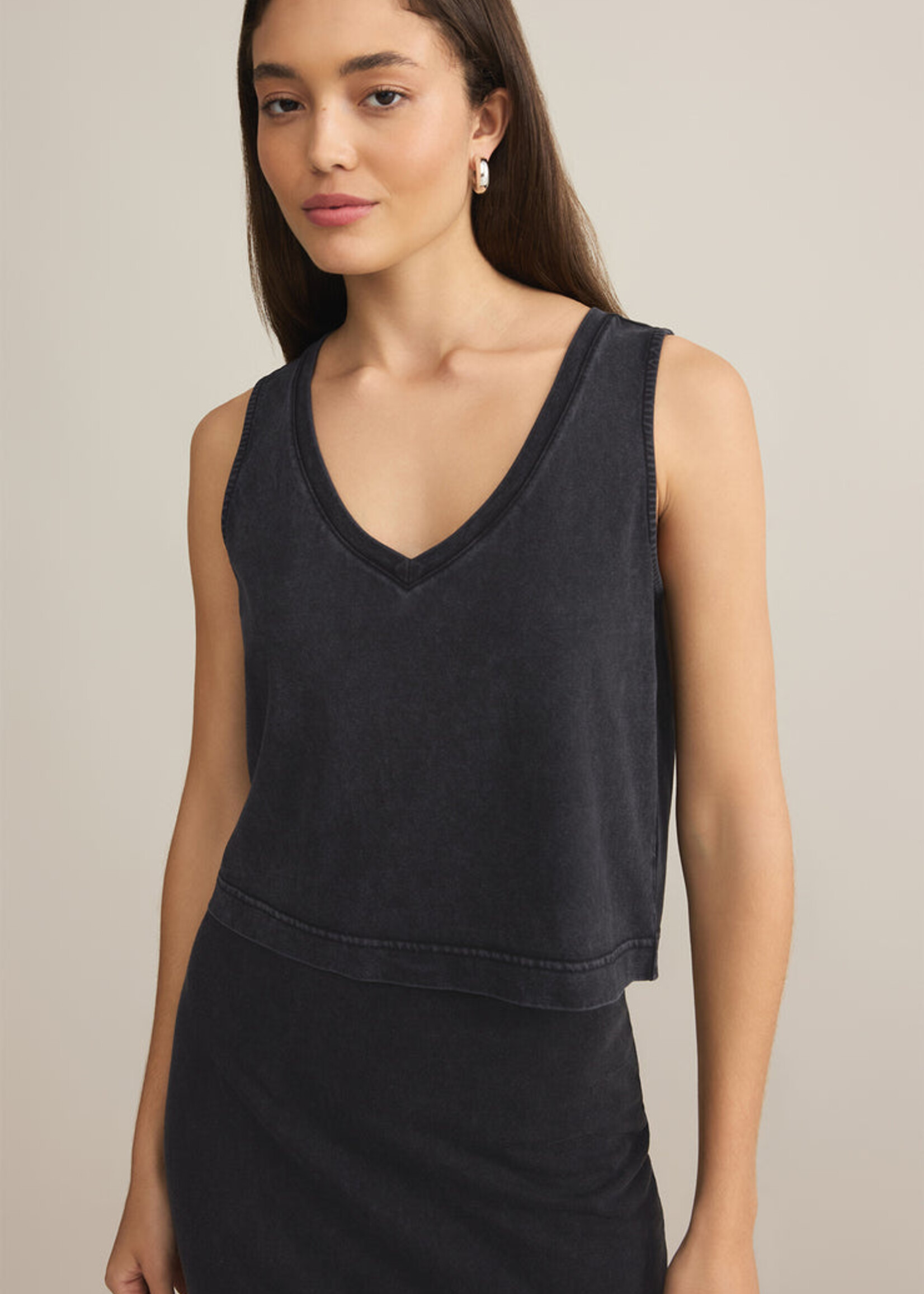 Z-Supply Z-Supply Haut Col En V Sloane - Noir