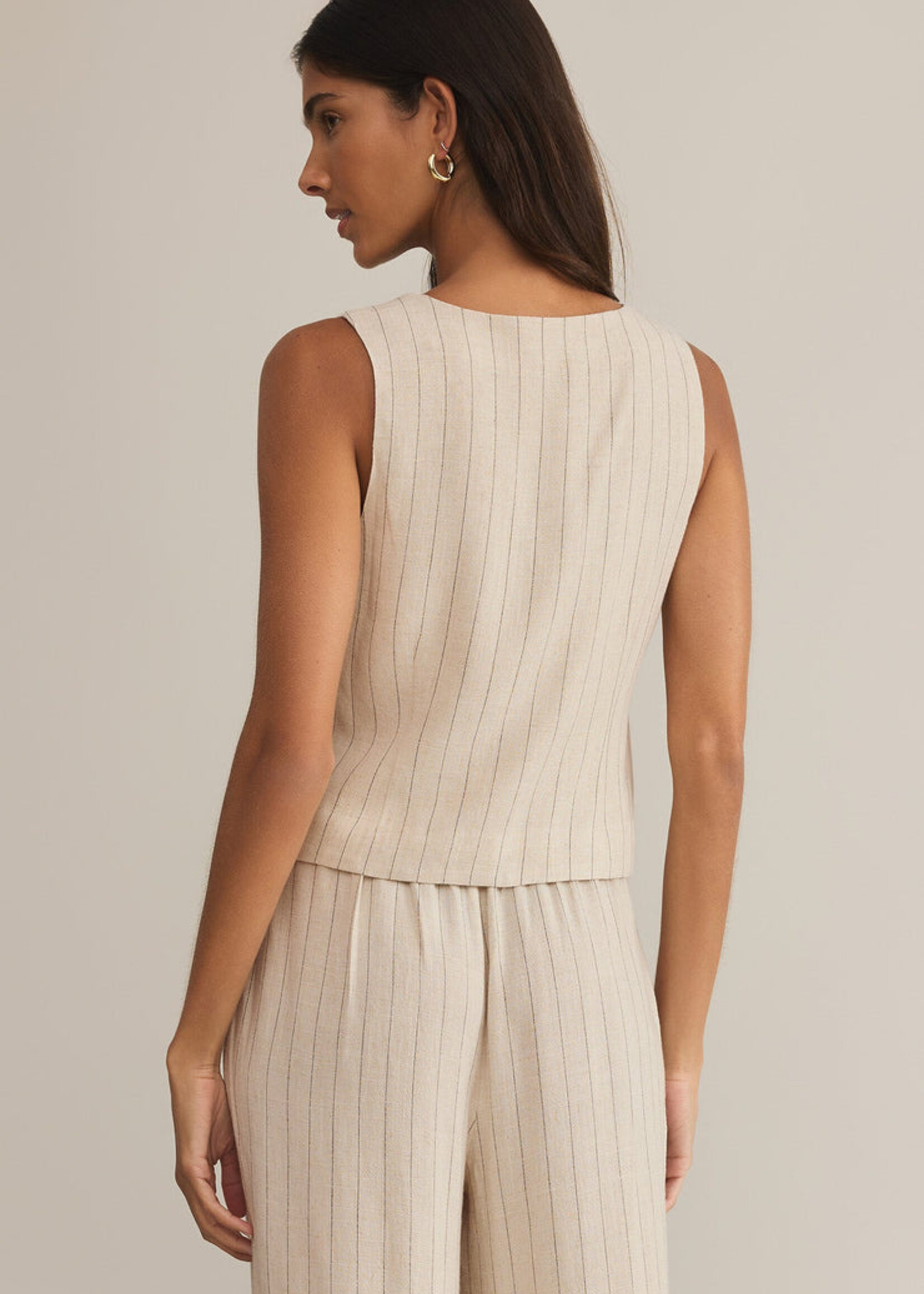 Z-Supply Z-Supply Belfort Pinstripe Vest - Flax