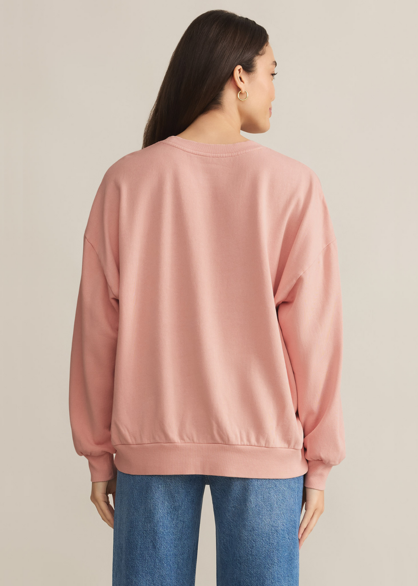 Z-Supply Z-Supply Sauv Blanc Sunday Sweatshirt - Pink Dream