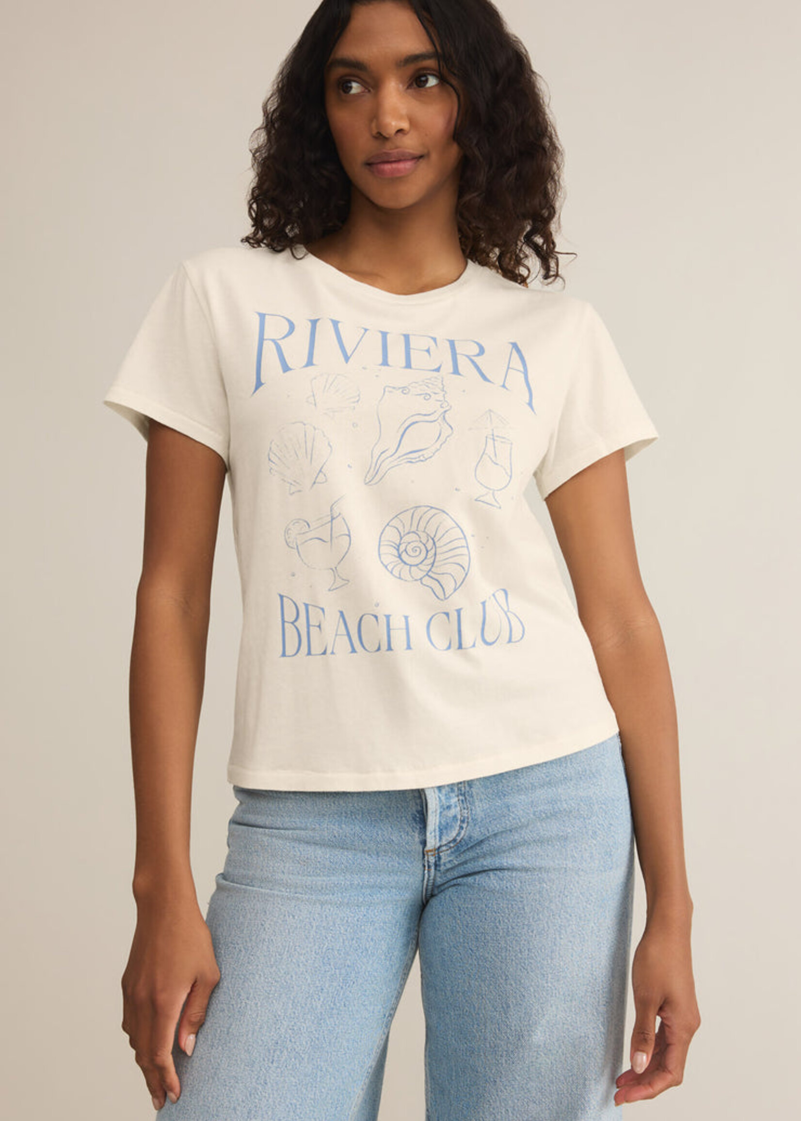 Z-Supply Z-Supply Riviera Tourist Tee - Sea Salt