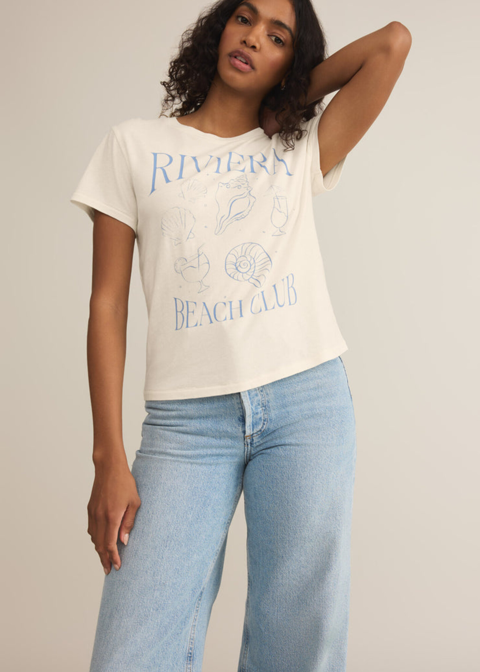 Z-Supply Z-Supply Riviera Tourist Tee - Sea Salt