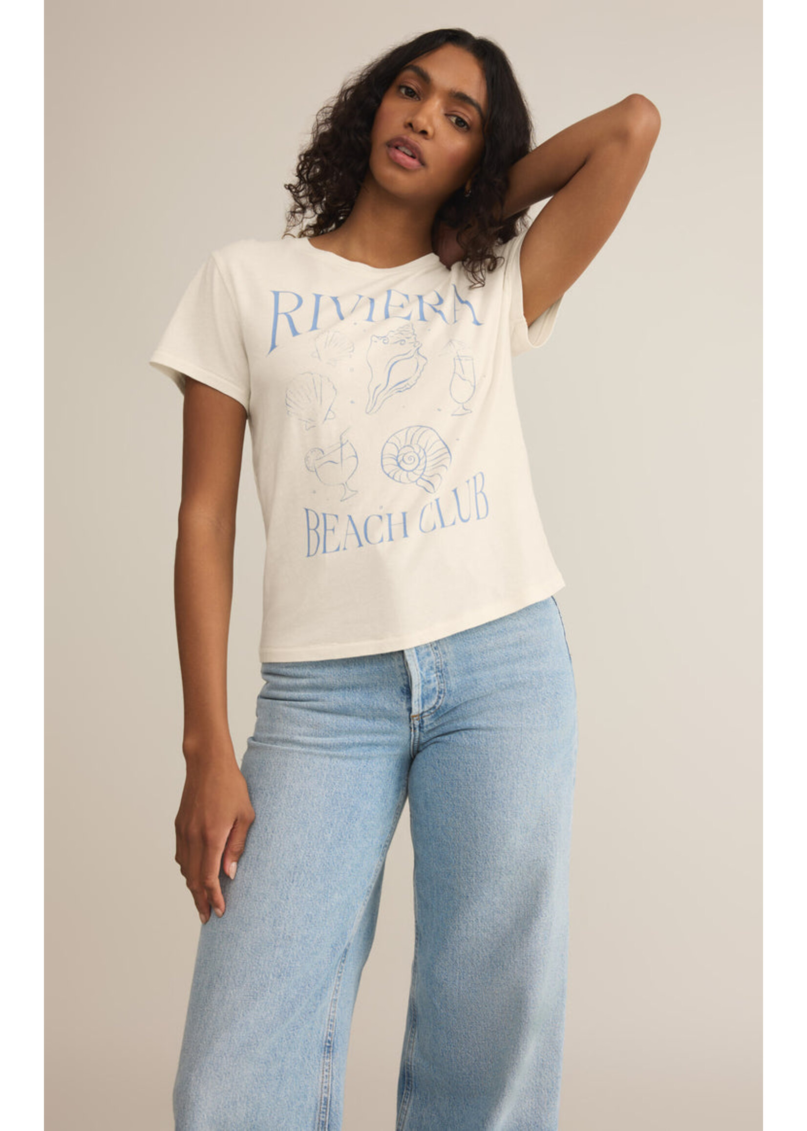 Z-Supply Z-Supply Riviera Tourist Tee - Sea Salt