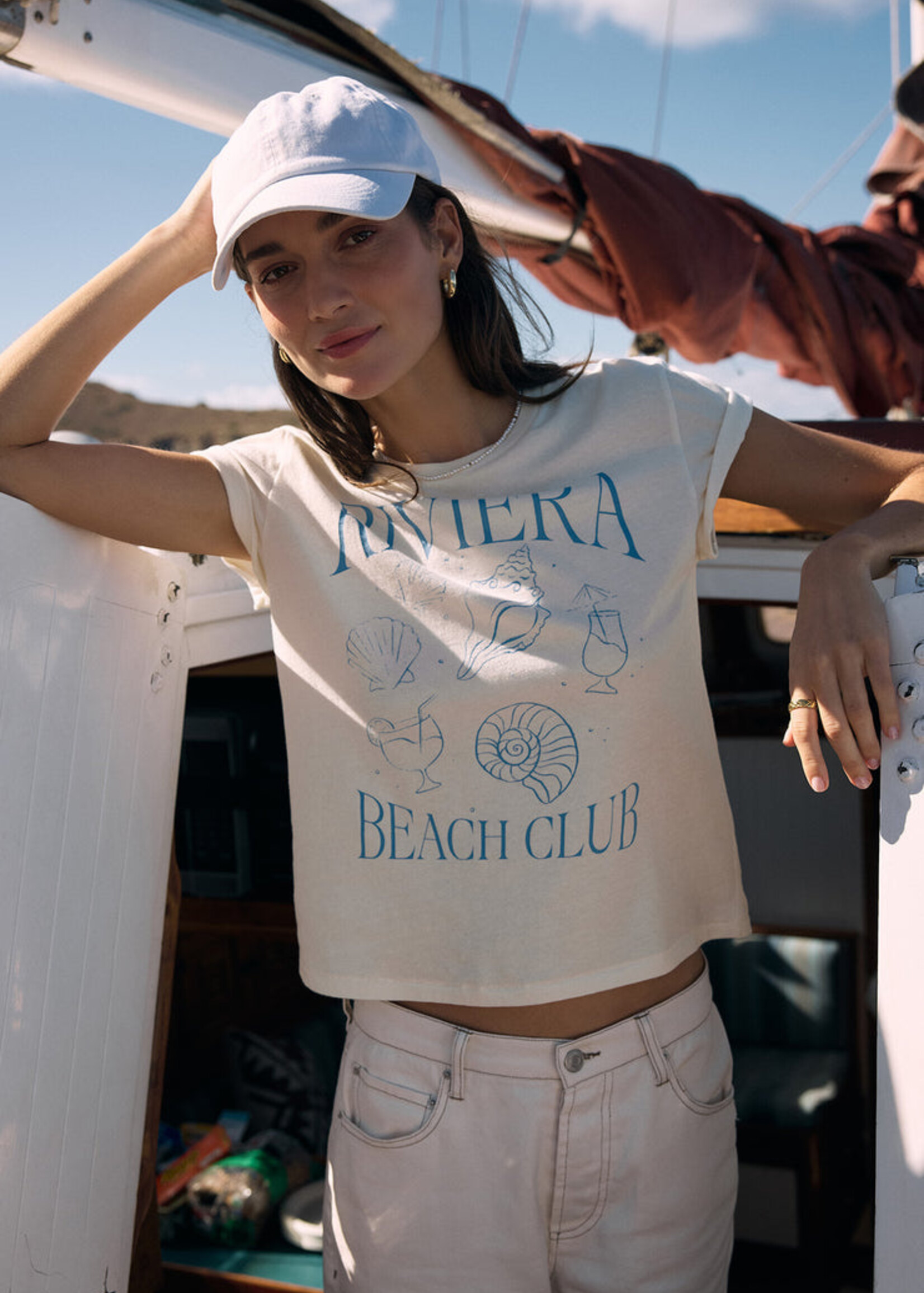 Z-Supply Z-Supply T-Shirt Touristique Riviera - Sea Salt
