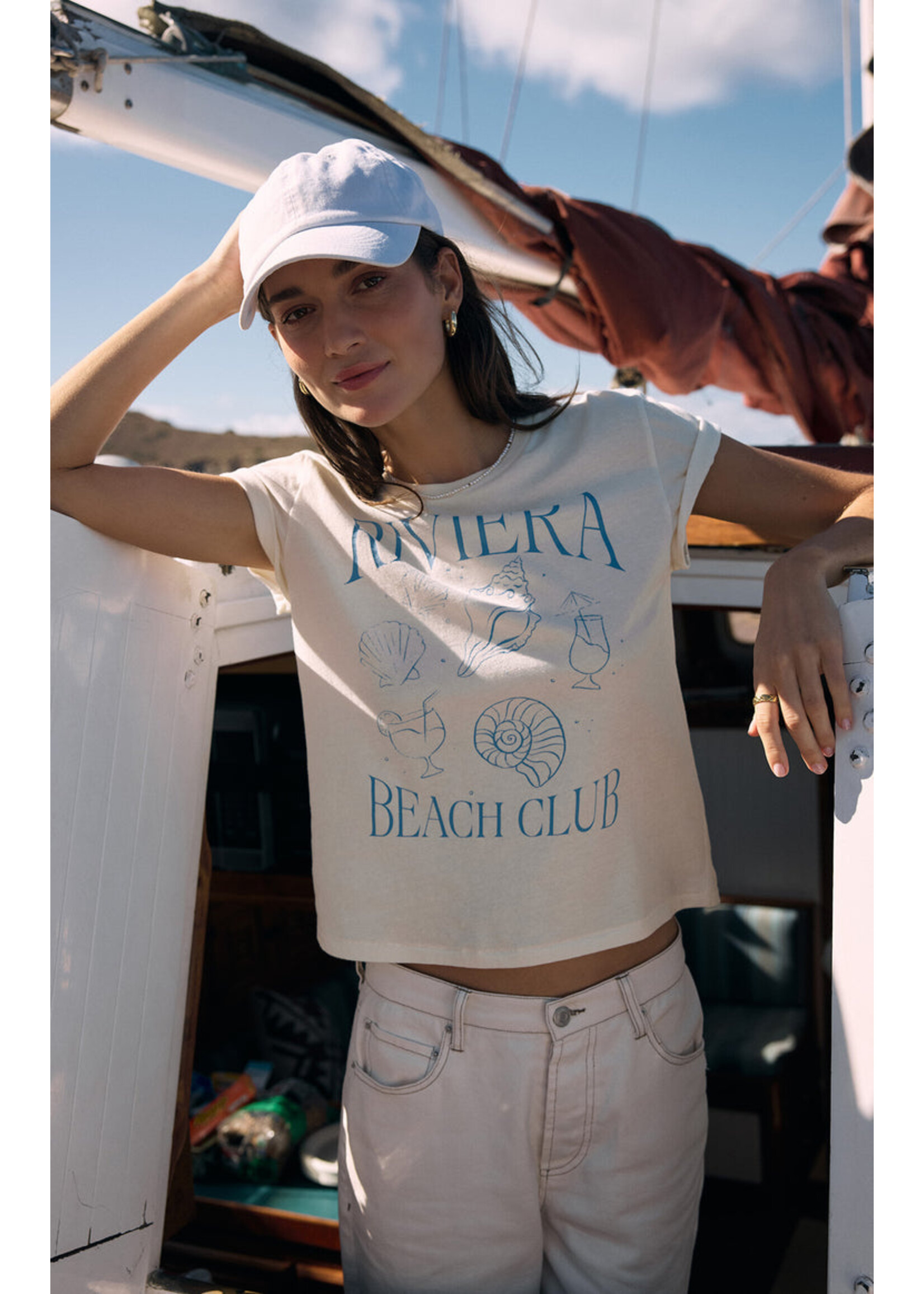 Z-Supply Z-Supply T-Shirt Touristique Riviera - Sea Salt