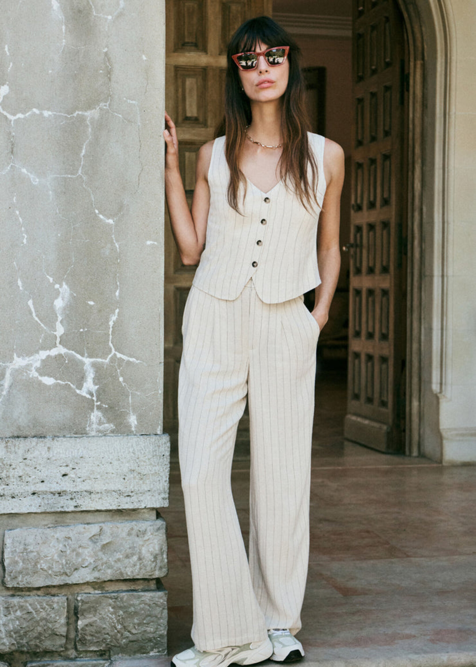 Z-Supply Z-Supply Bennett Pinstripe Pant - Flax