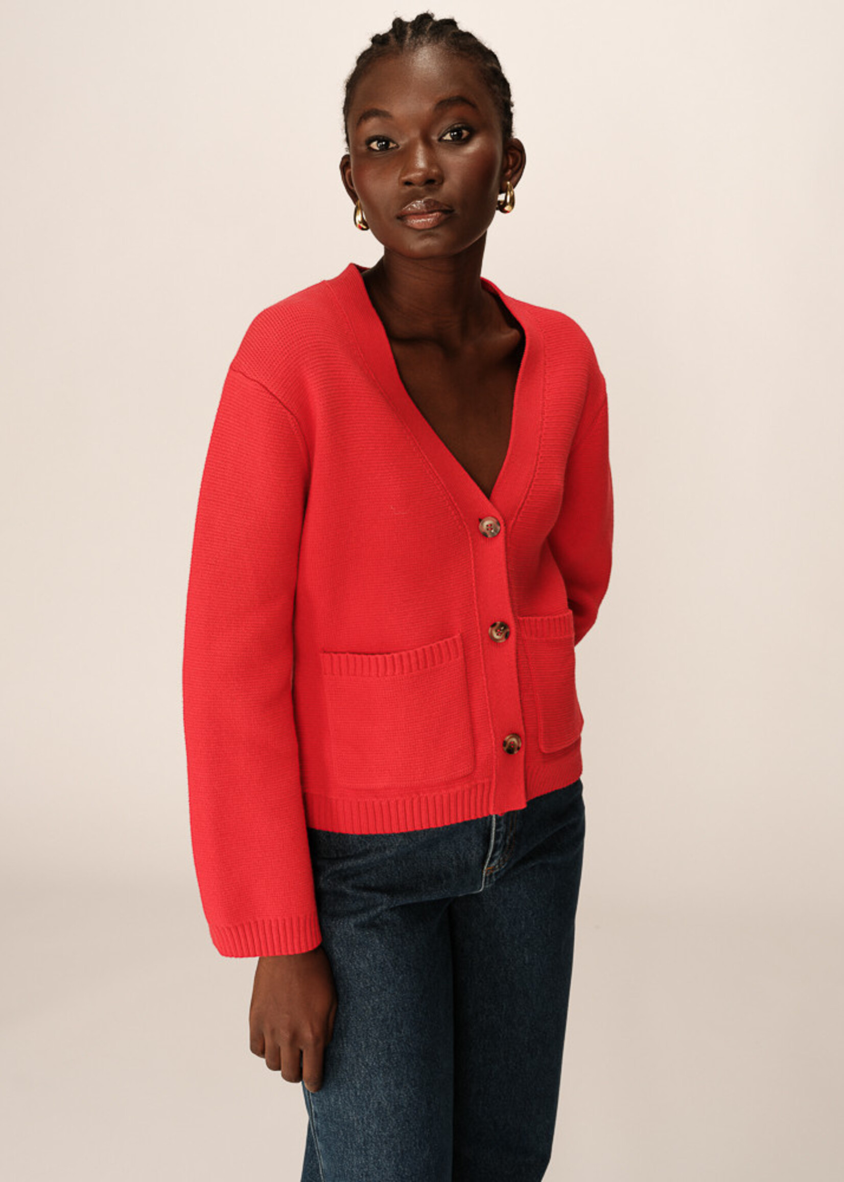 Grace and Mila Grace & Mila Cardigan Paolino - Rouge