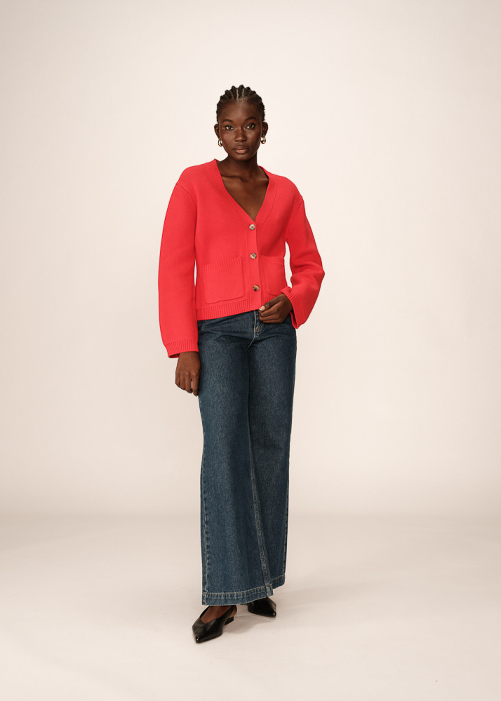 Grace and Mila Grace & Mila Cardigan Paolino - Rouge
