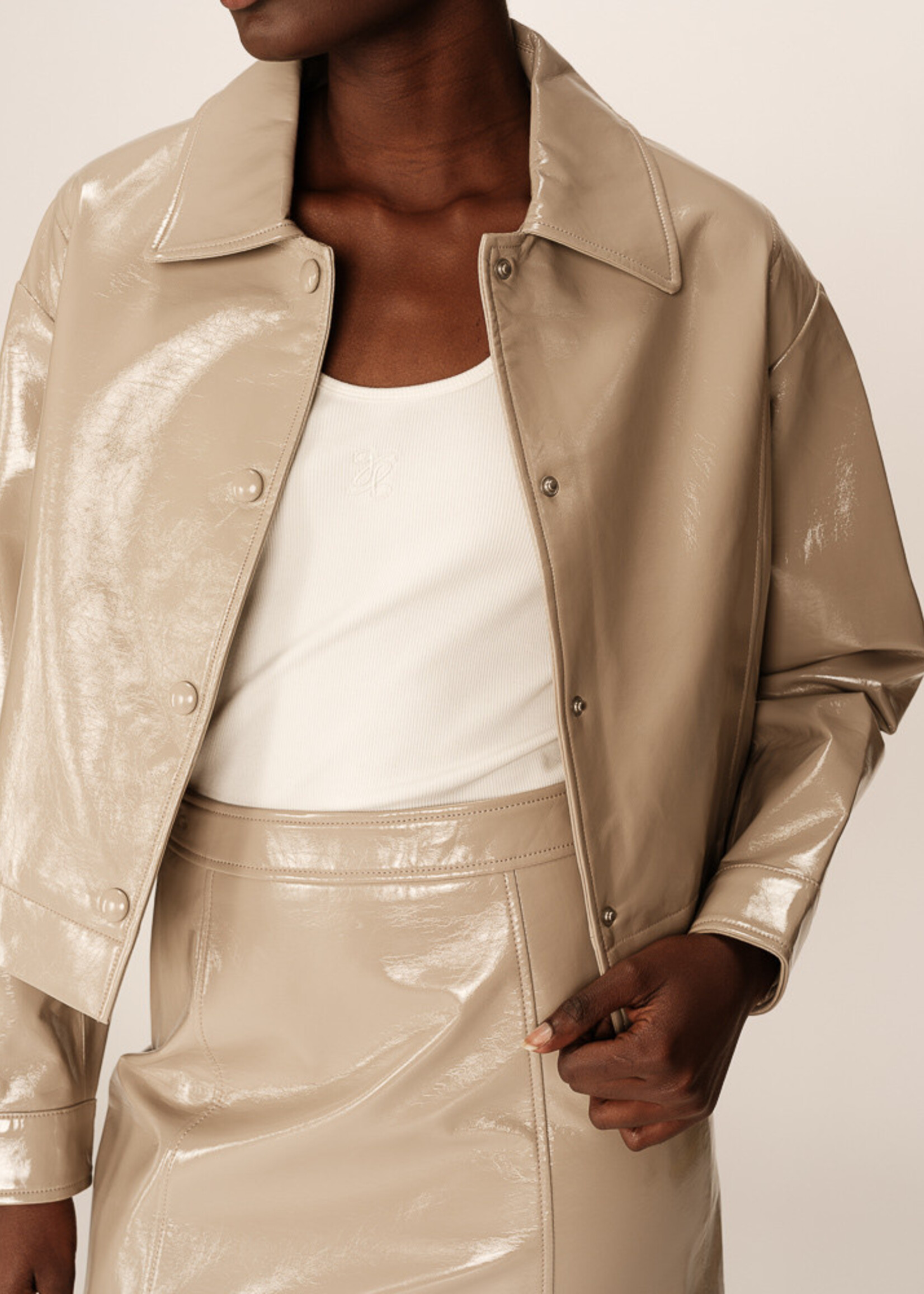 Grace and Mila Grace & Mila Manteau Poudre - Beige