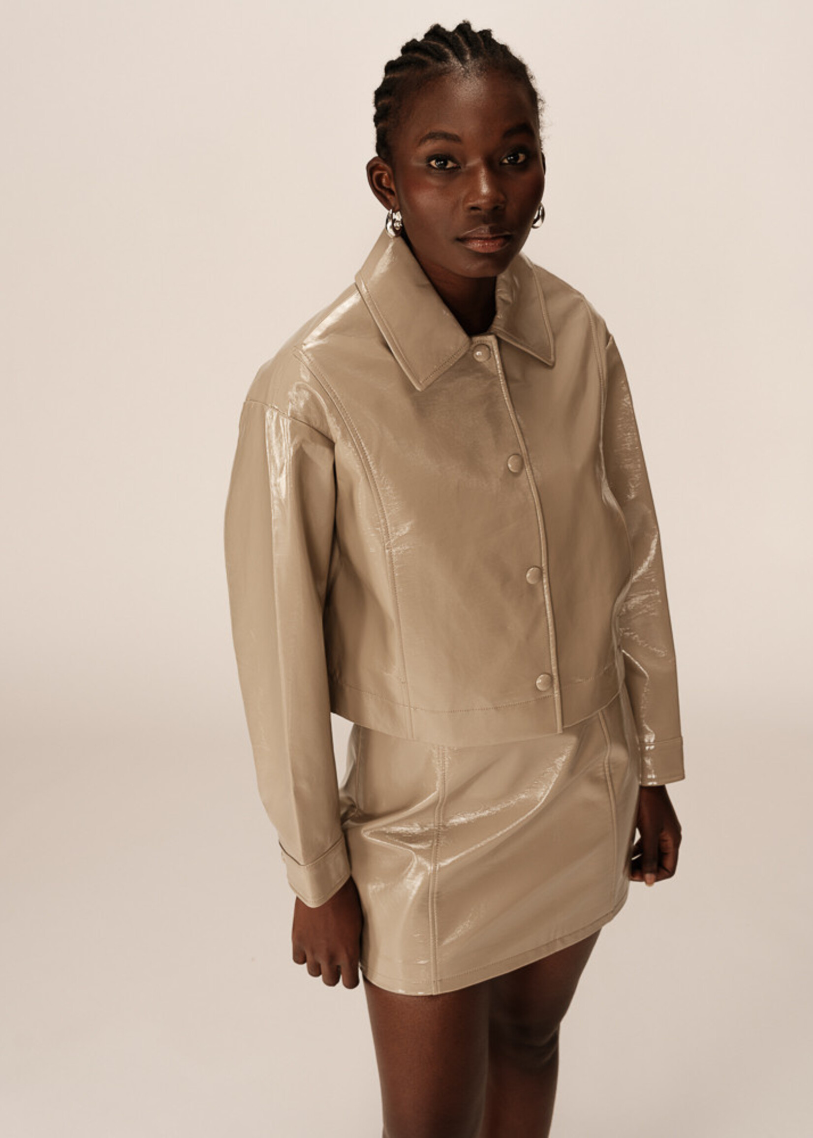 Grace and Mila Grace & Mila Poudre Jacket - Beige