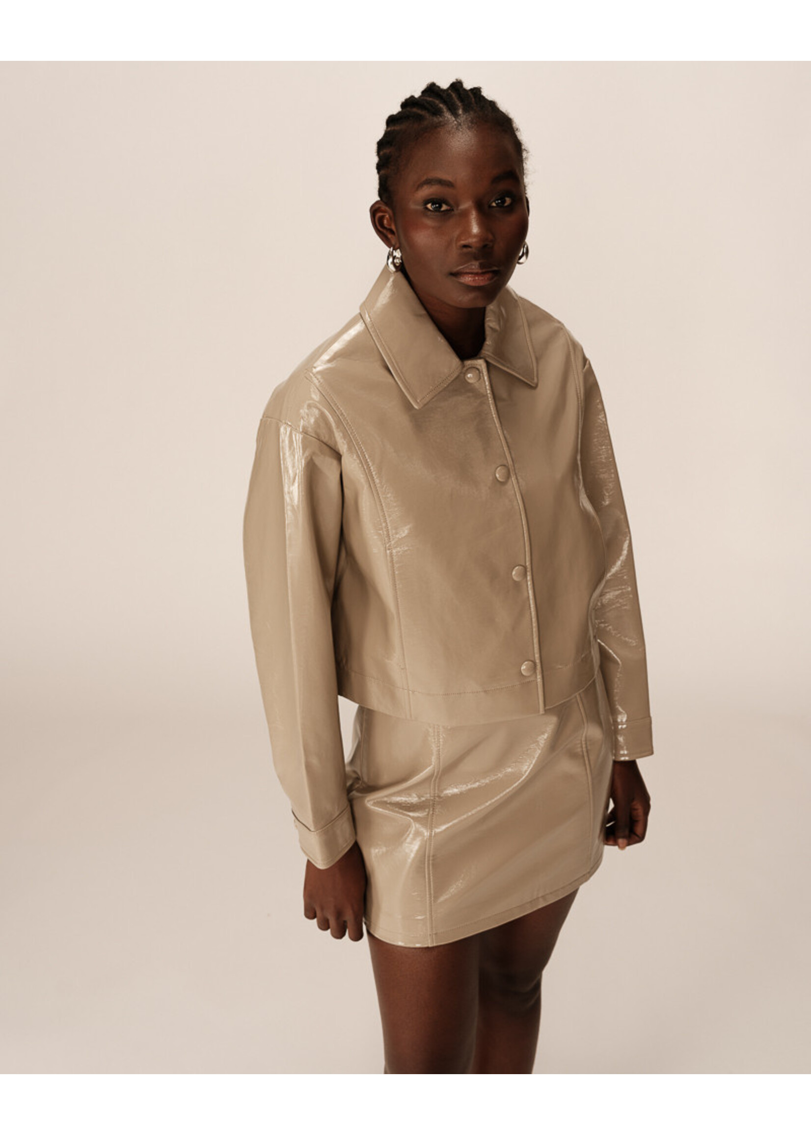 Grace and Mila Grace & Mila Poudre Jacket - Beige