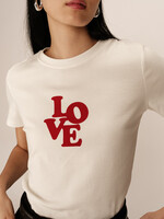 Grace and Mila Grace & Mila T-Shirt Poussin - Écru