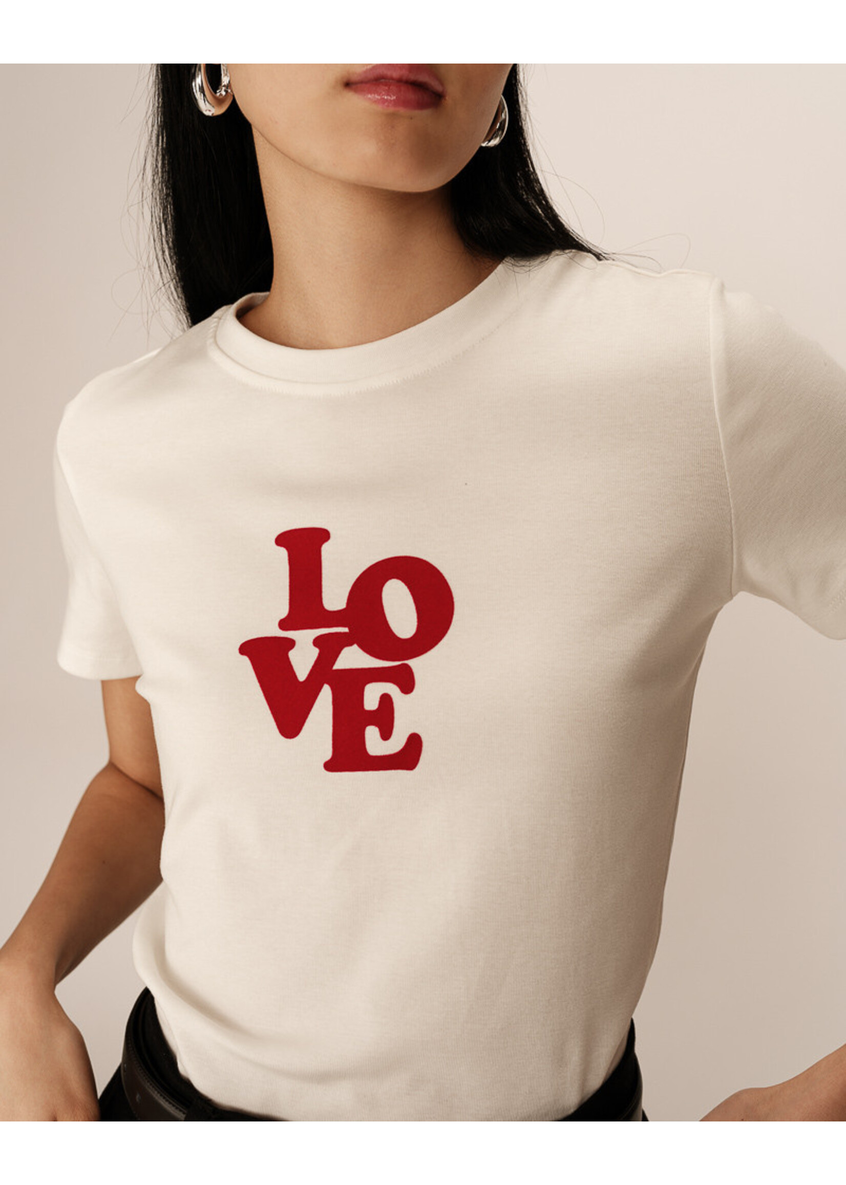 Grace and Mila Grace & Mila Poussin T-Shirt - Ecru
