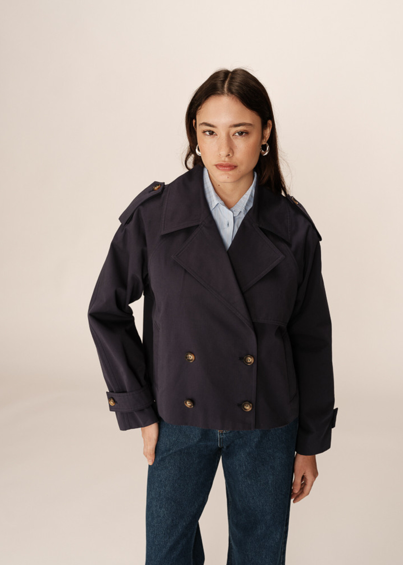 Grace and Mila Grace & Mila Trench Printemps - Marine
