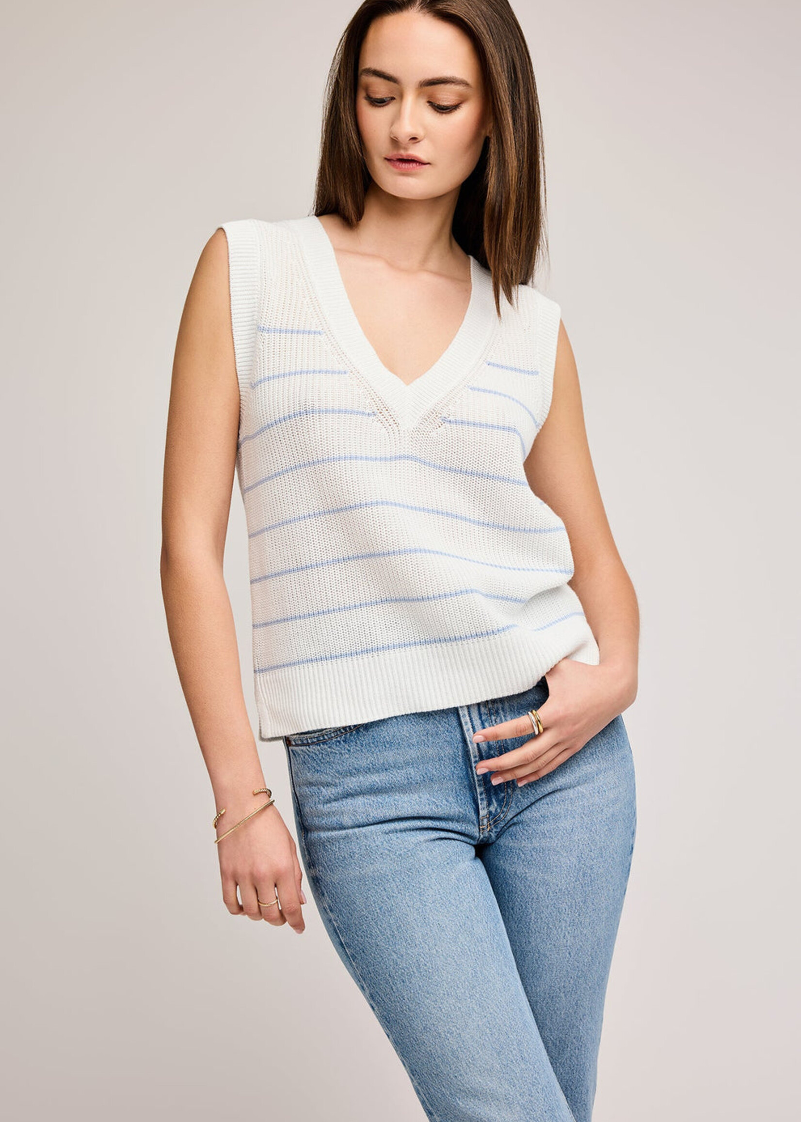 Gentle Fawn Gilet En Tricot Tanner - Rayures Niagara