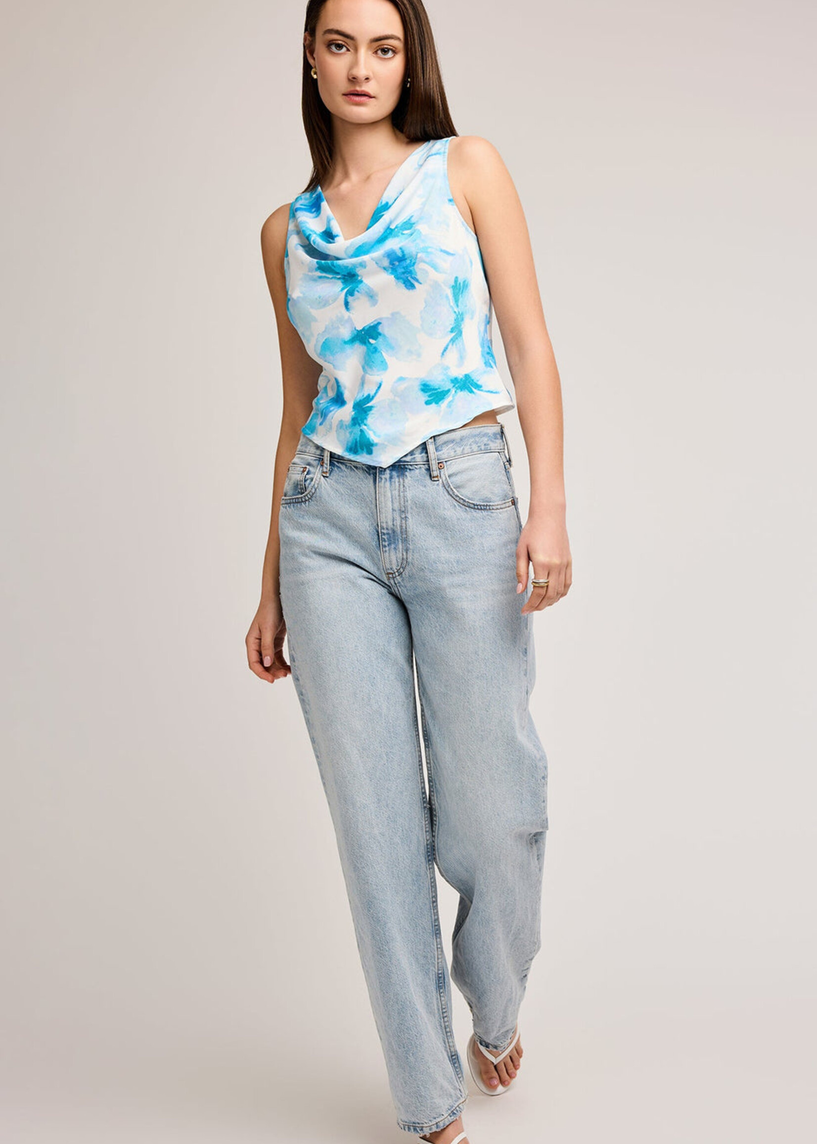Gentle Fawn Lillian Satin Tank - Capri Petal