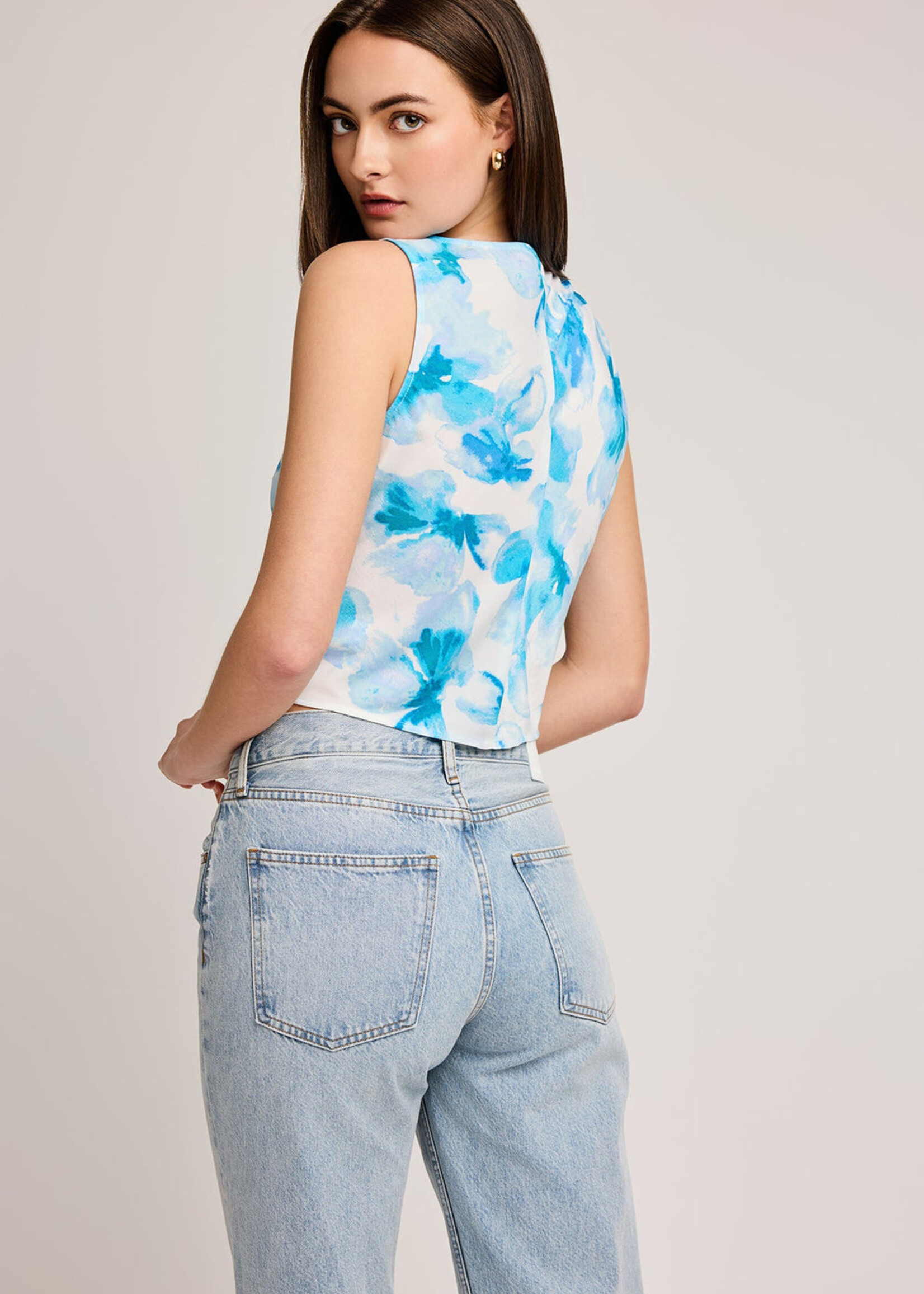 Gentle Fawn Lillian Satin Tank - Capri Petal