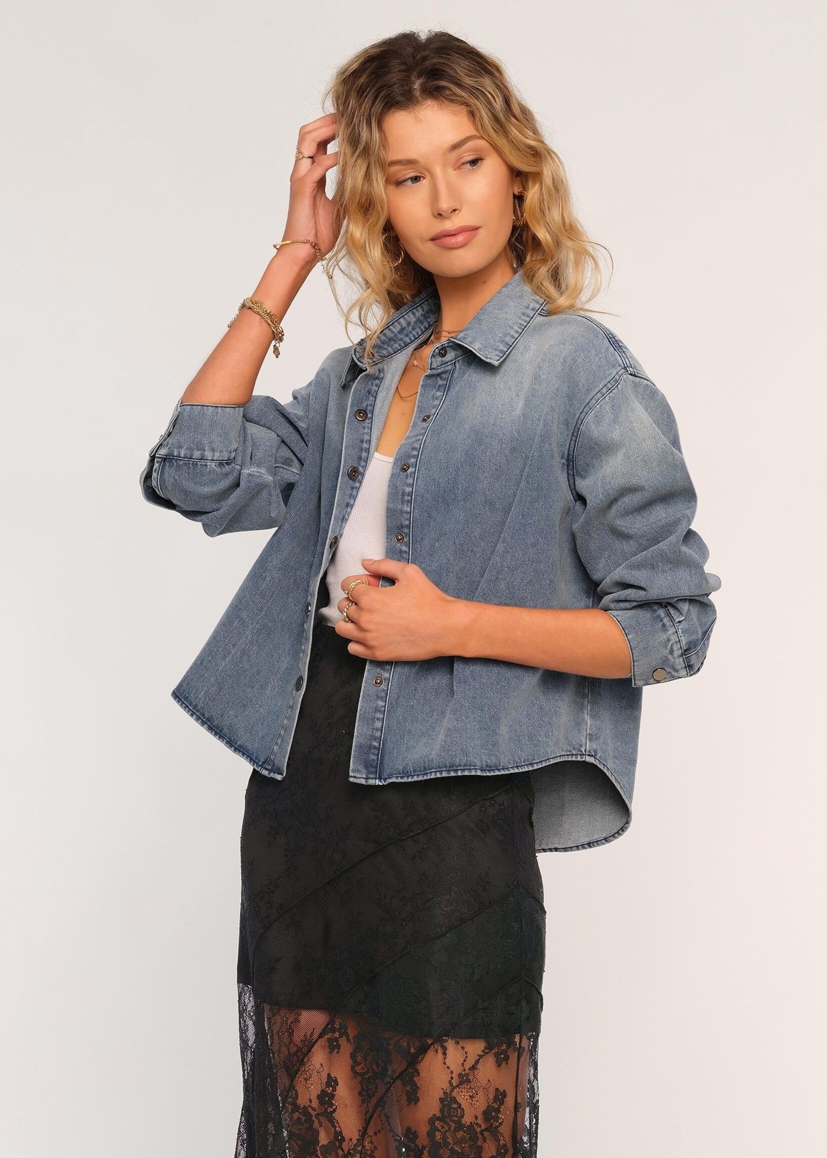 Heartloom Heartloom Tamsin Shirt - Glacier