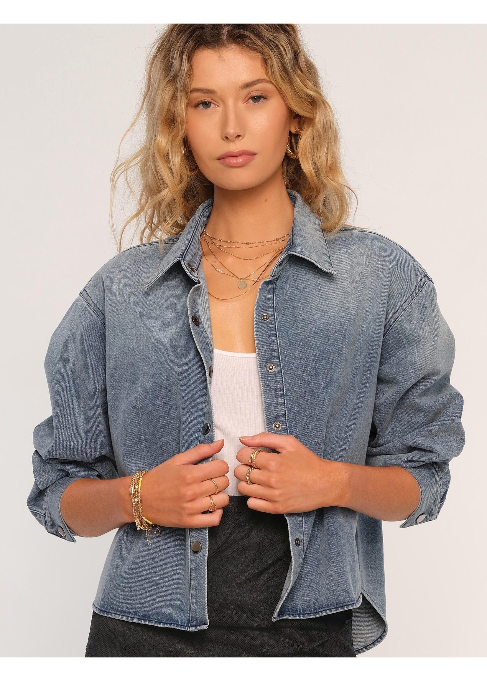 Heartloom Heartloom Tamsin Shirt - Glacier