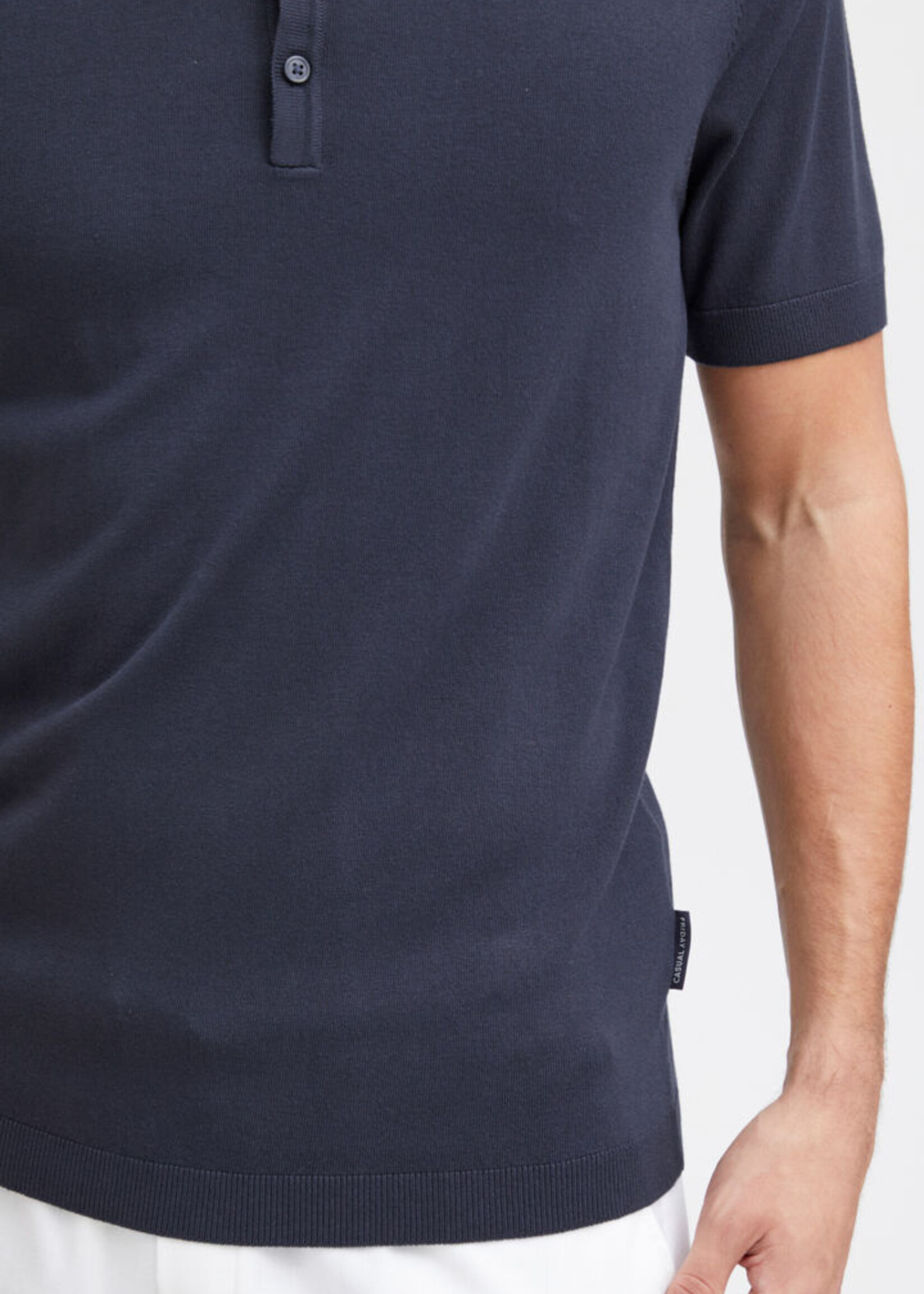 Casual Friday Casual Friday Karlo SS Polo Knit - Dark Navy