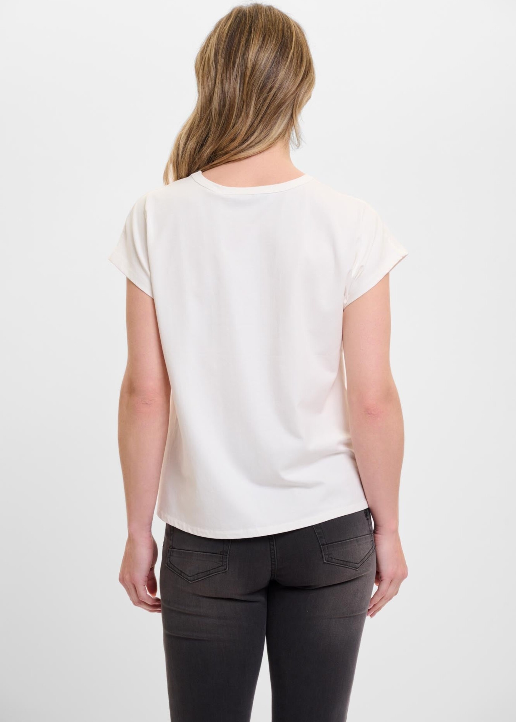 Rino & Pelle Rino & Pelle T-Shirt Nanouk Avec Imprimé - Neige Blanche