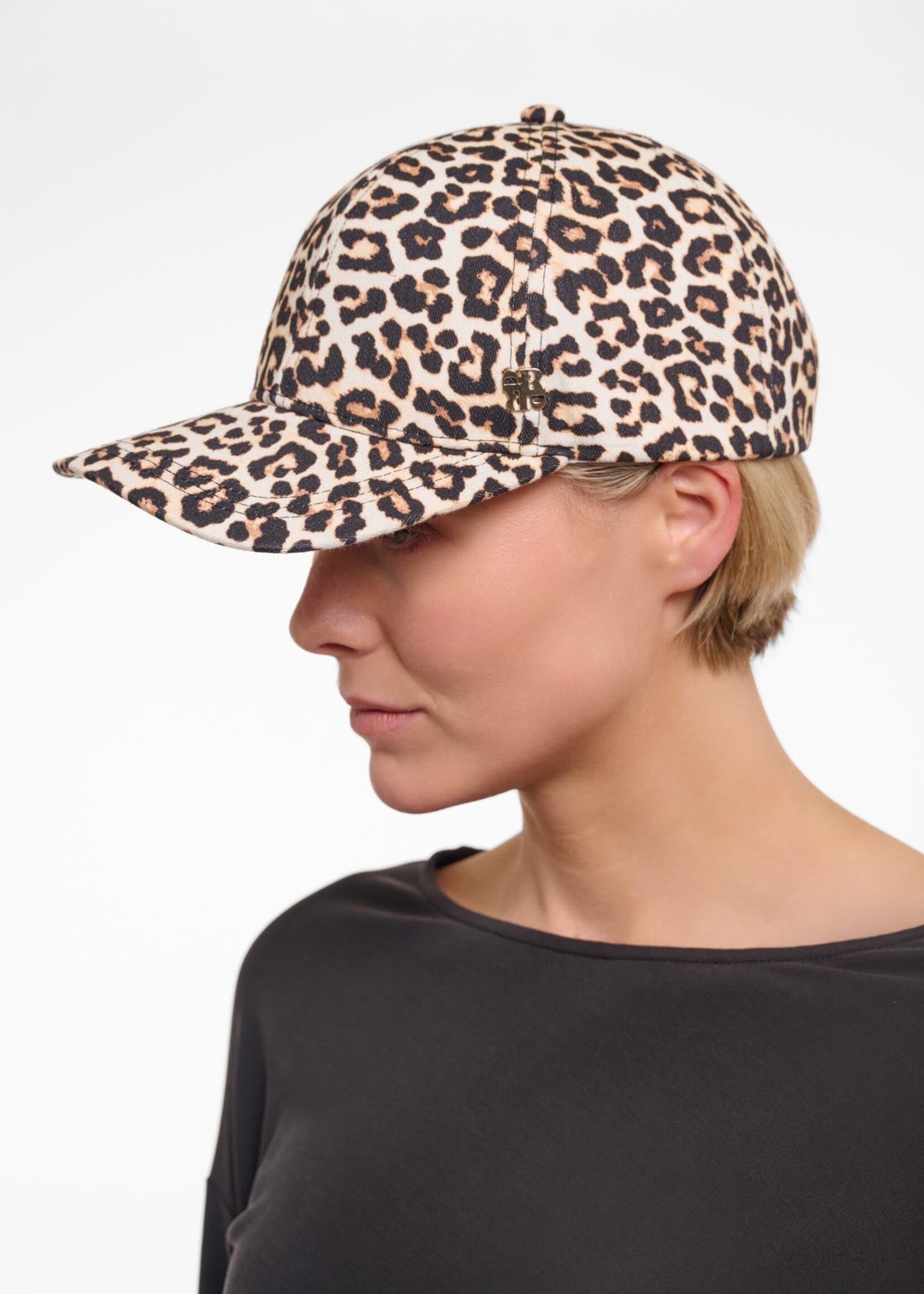 Rino & Pelle Rino & Pelle Joselien Cap With Print - Leopard