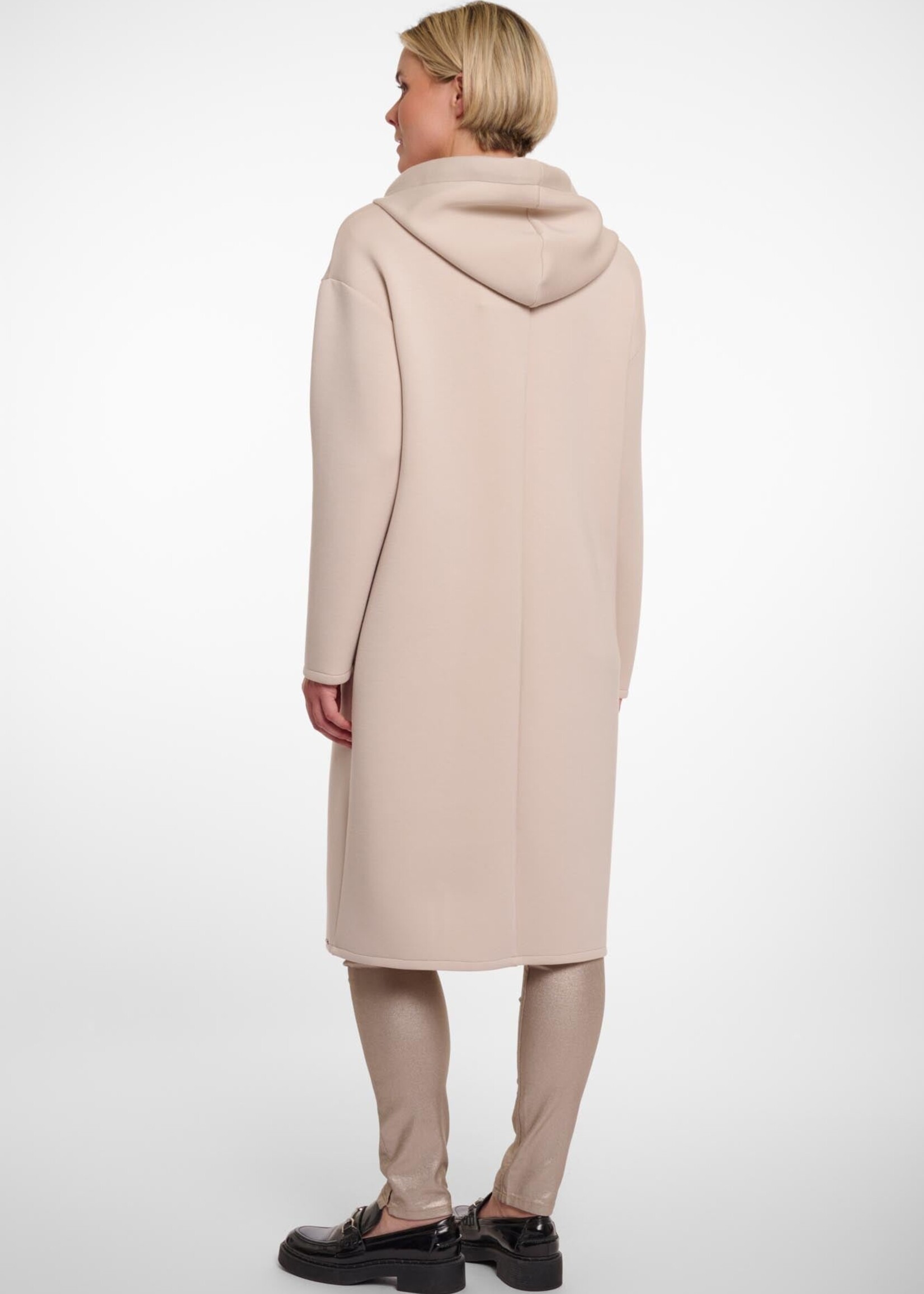 Rino & Pelle Rino & Pelle Manteau Long À Capuche - Désert