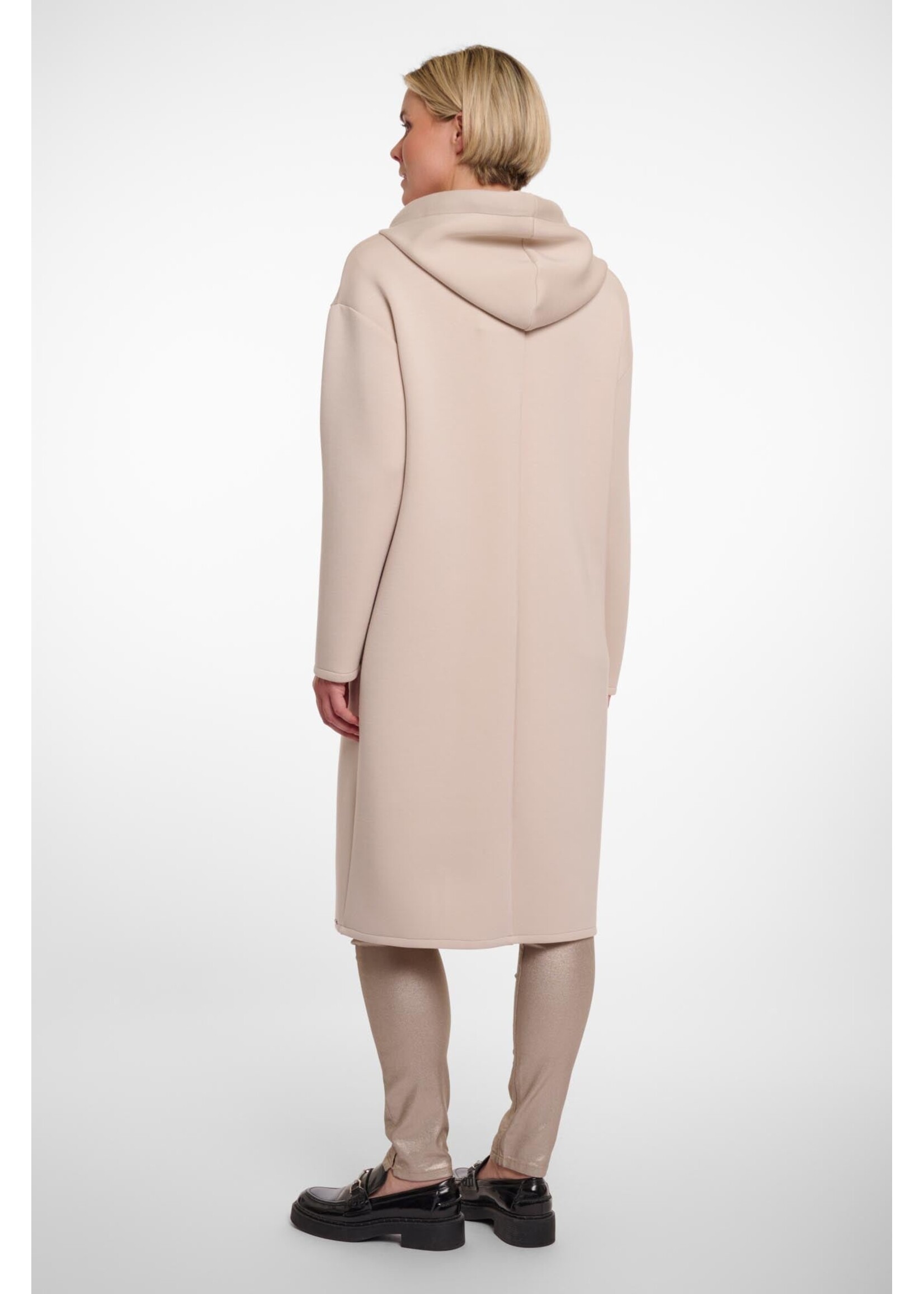 Rino & Pelle Rino & Pelle Long Hooded Coat - Desert